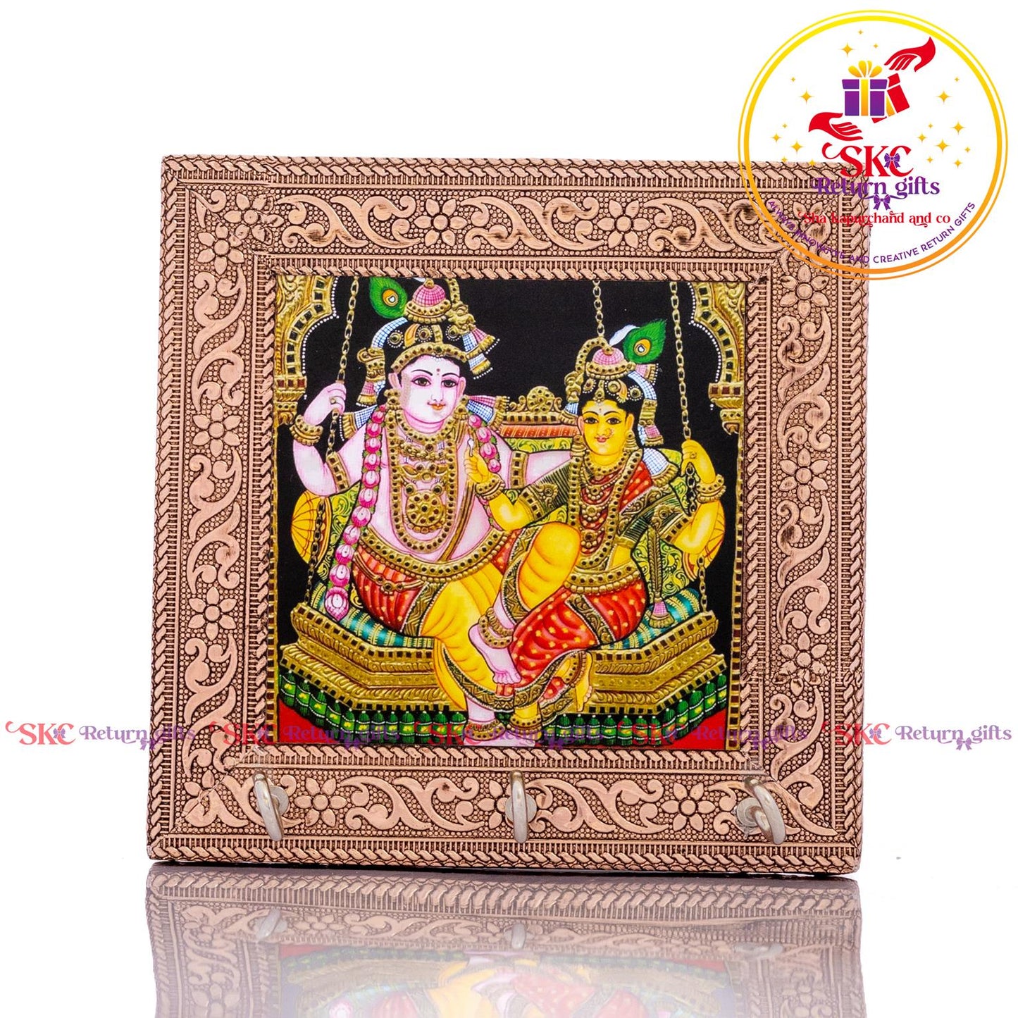 Tanjore Digital Arts Radha Krishna