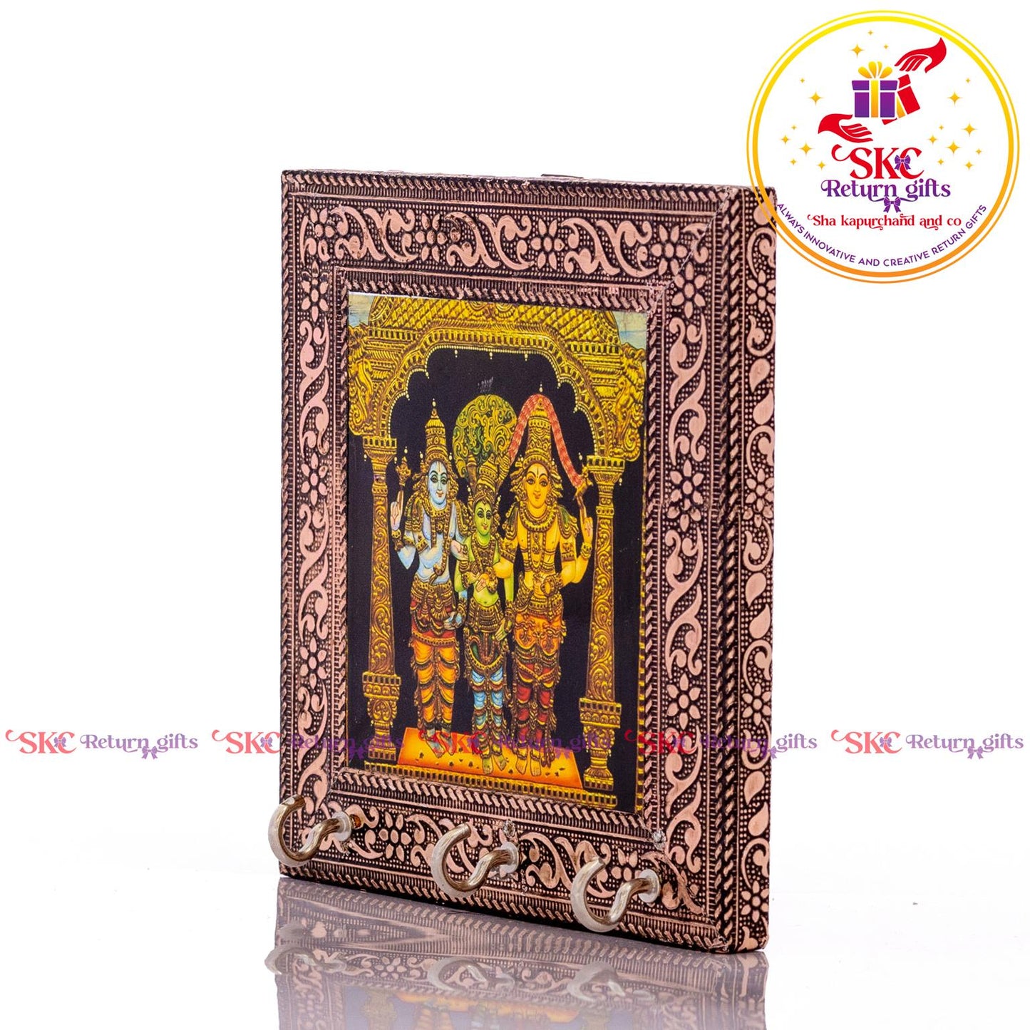 Tanjore Digital Arts Meenakshi Sundereshwar Kalynam
