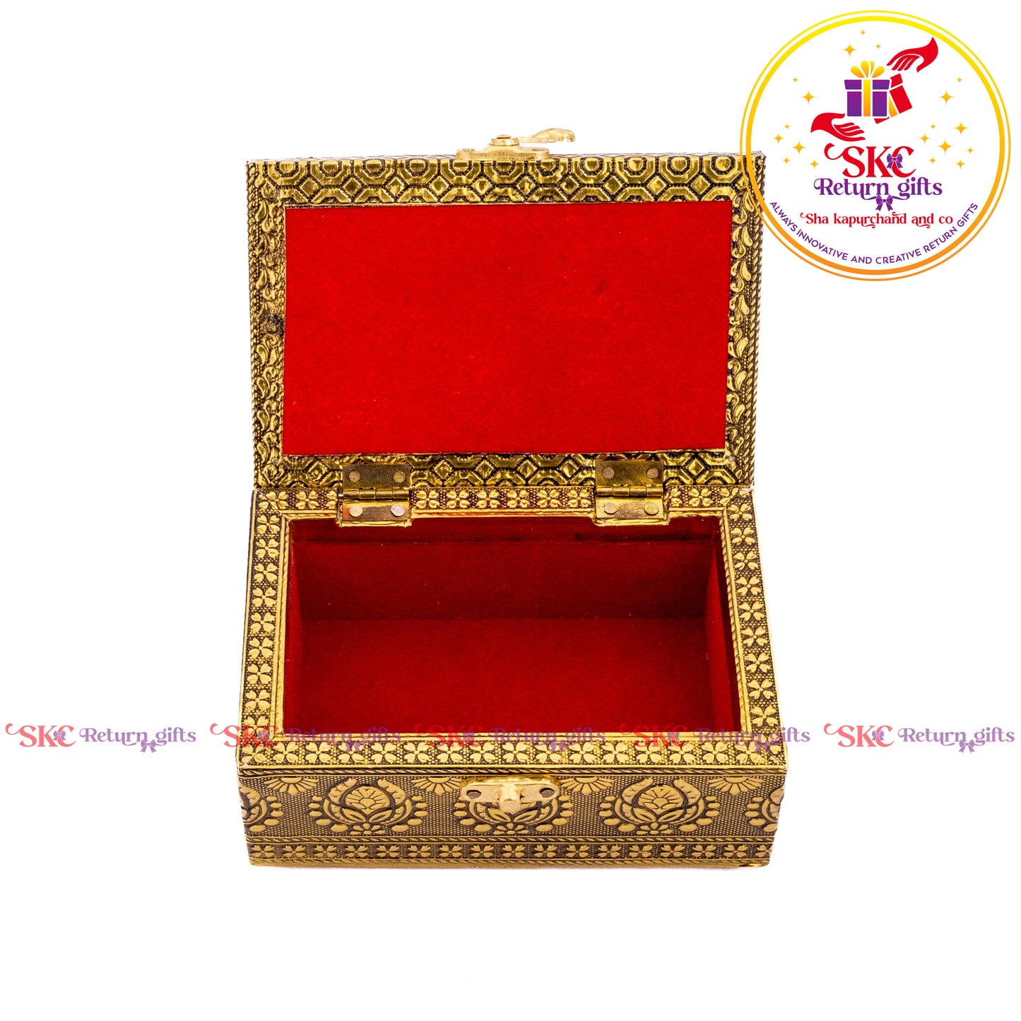 Embossed Peacock Jewel Box