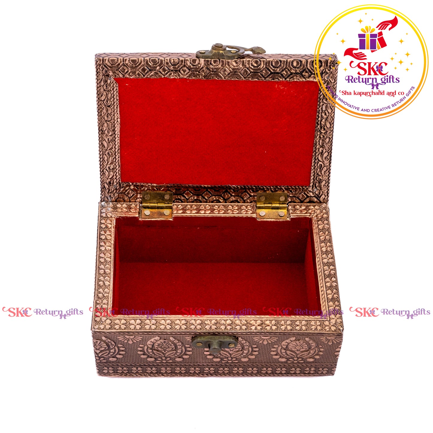 Embossed Peacock Jewel Box