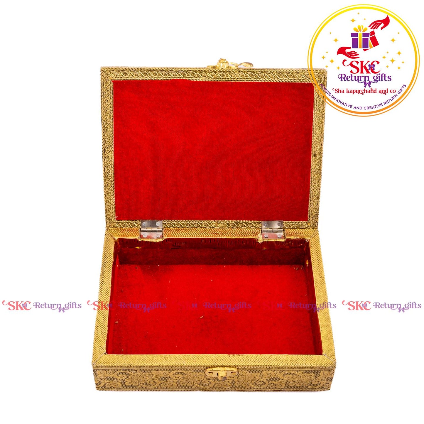 Embossed Elephant Jewel Box