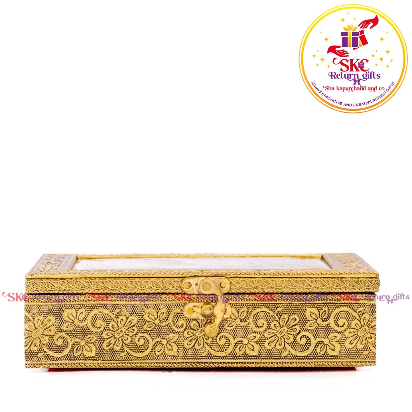 Embossed Elephant Jewel Box