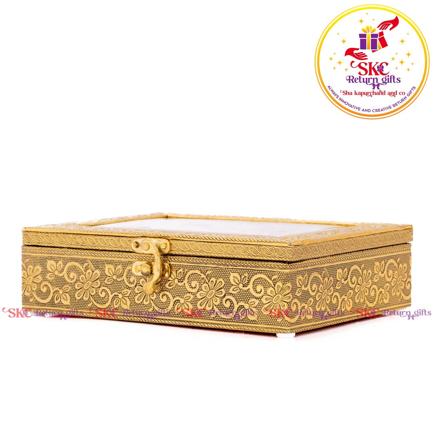 Embossed Elephant Jewel Box