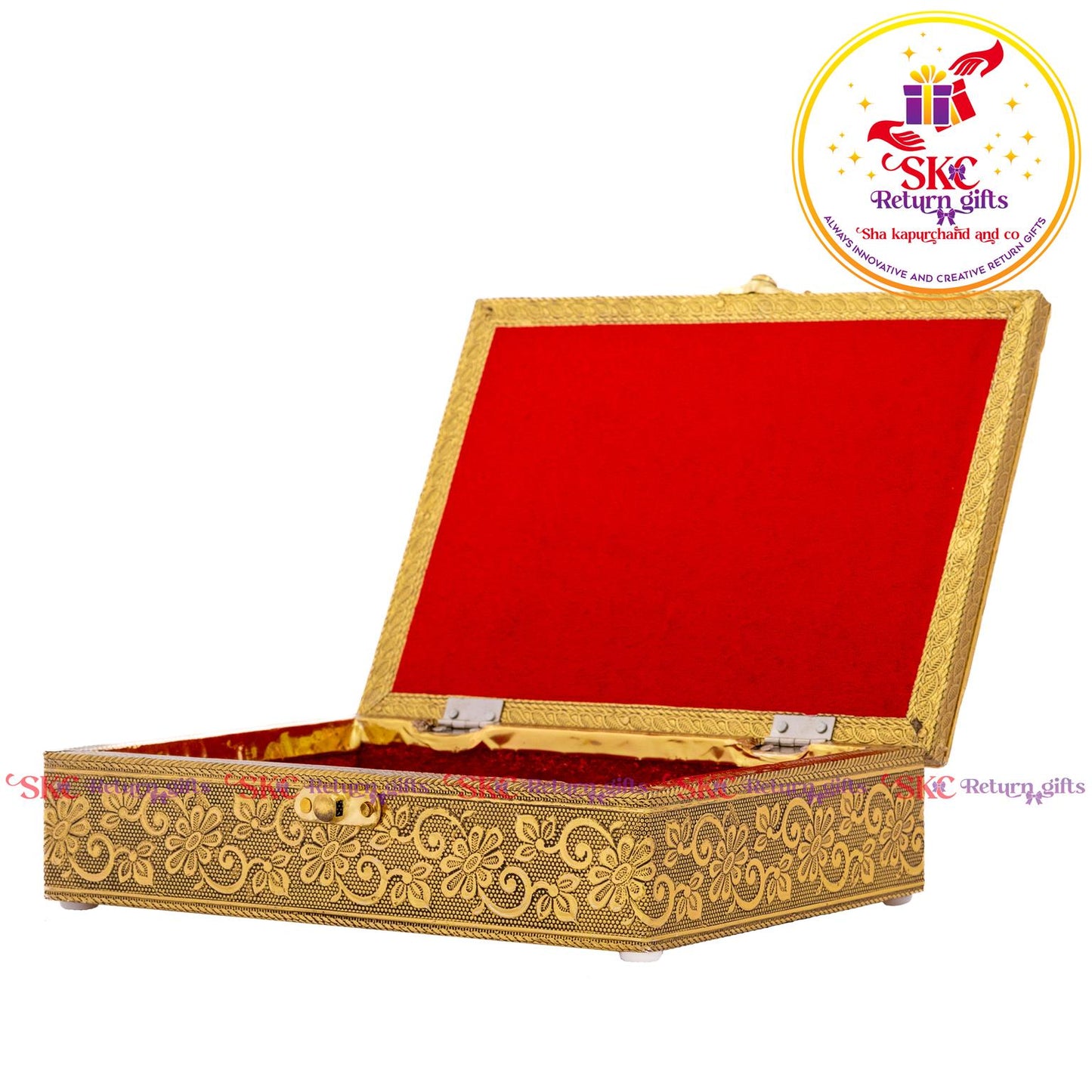 Embossed Elephant Jewel Box