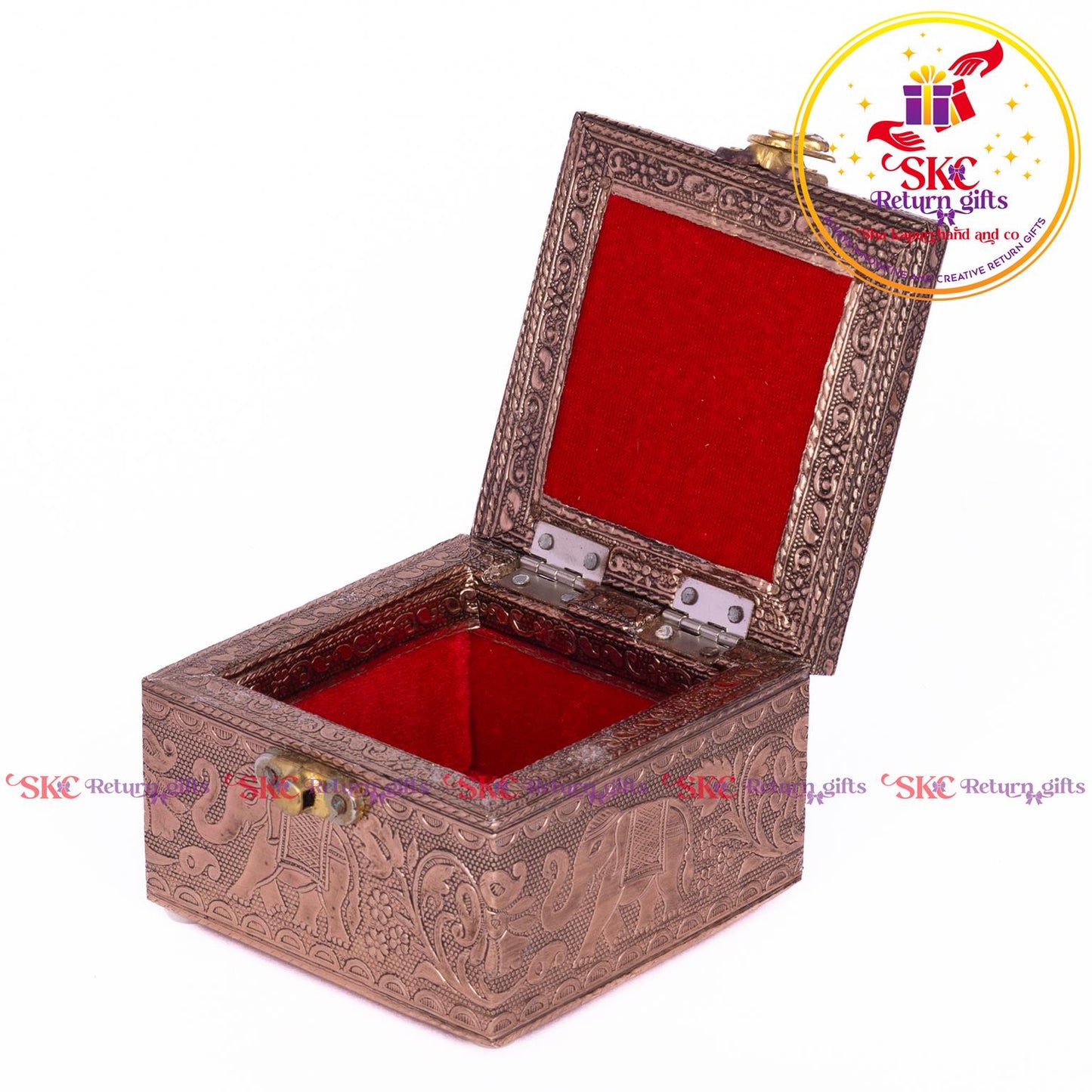 Tanjore Digital Art Pooja Box Mahalaxsmi