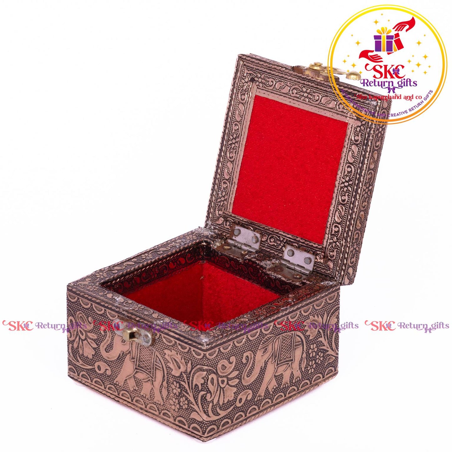 Tanjore Digital Art Pooja Box Ram Darbar