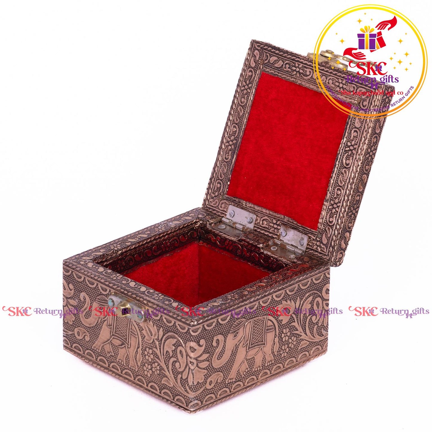 Tanjore Digital Art Pooja Box Andal
