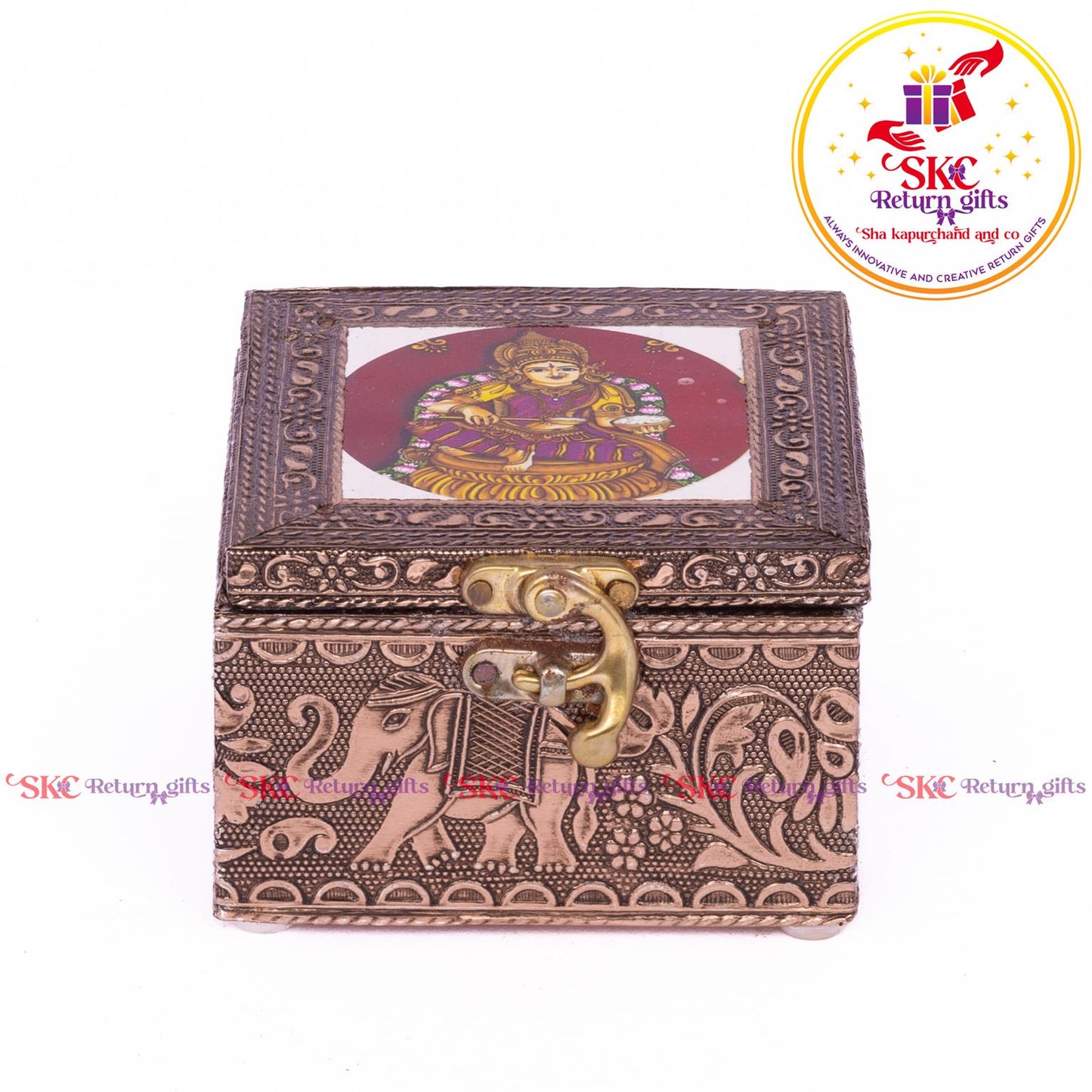 Tanjore Digital Art Pooja Box Anna Purina