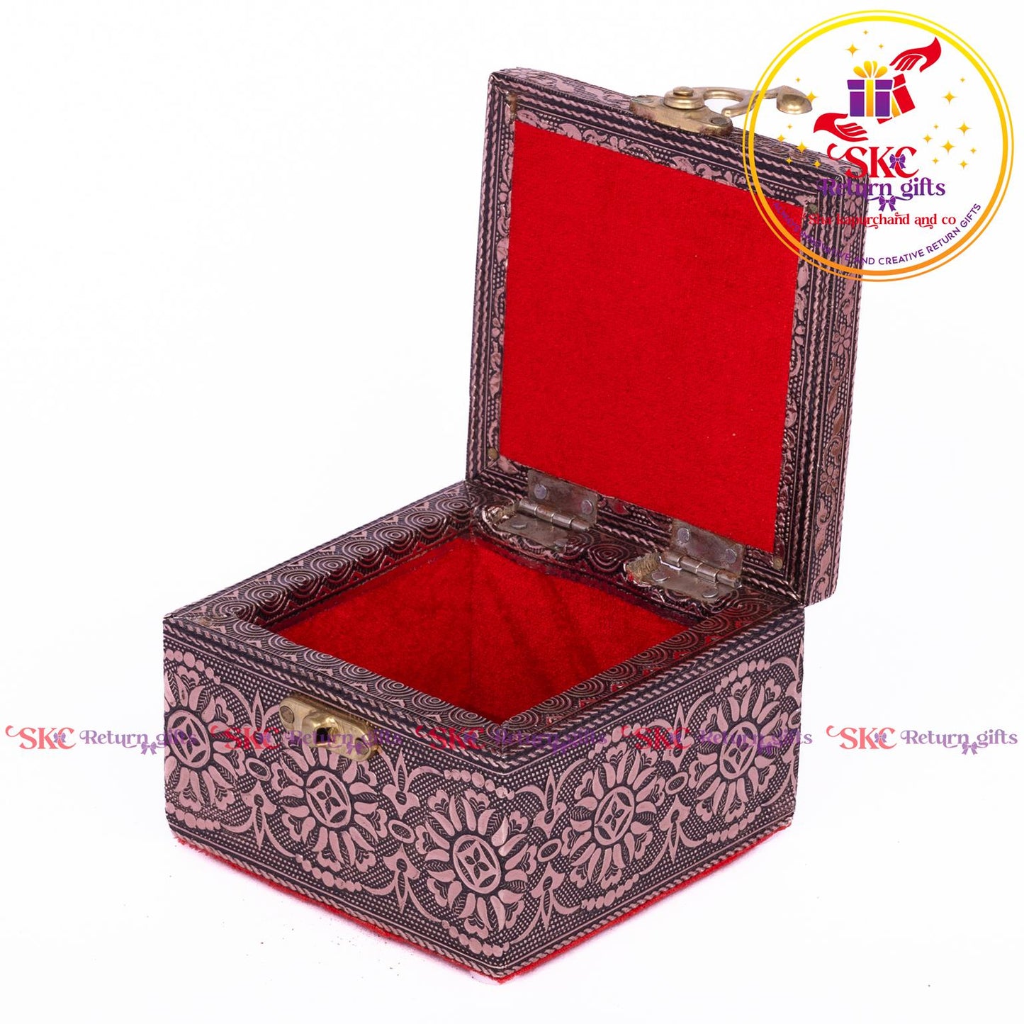 Tanjore Digital Art Pooja Box Radha Krishna