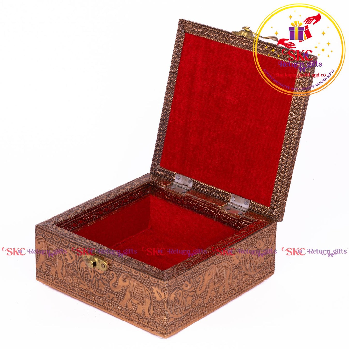 Tanjore Digital Art Pooja Box Tirupati Balaji
