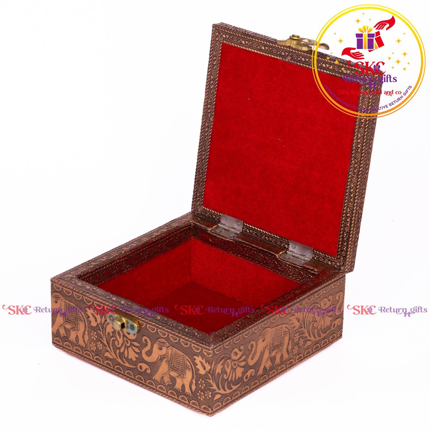 Tanjore Digital Art Pooja Box Andal
