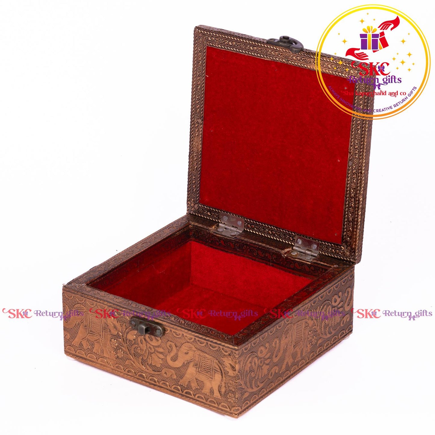Tanjore Digital Art Pooja Box Mahalaxmi