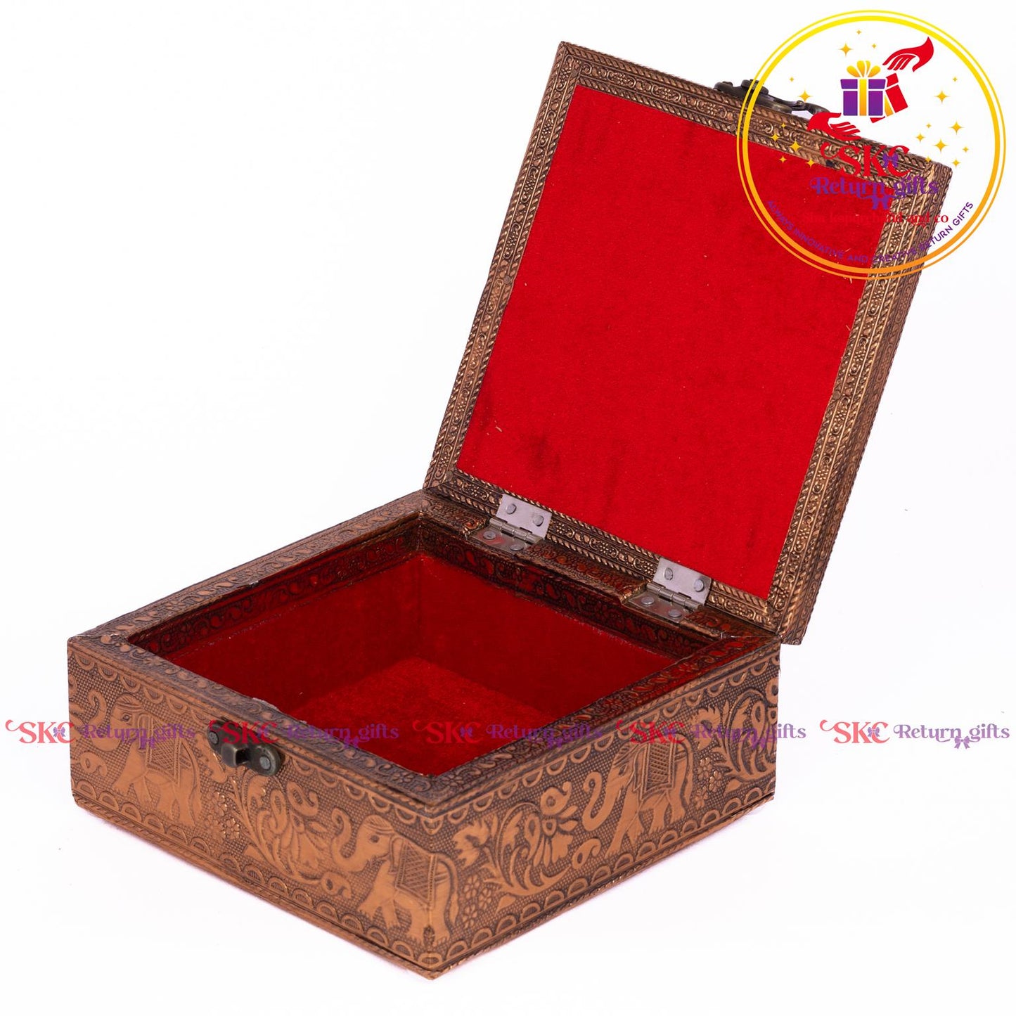 Tanjore Digital Art Pooja Box Mahalaxmi