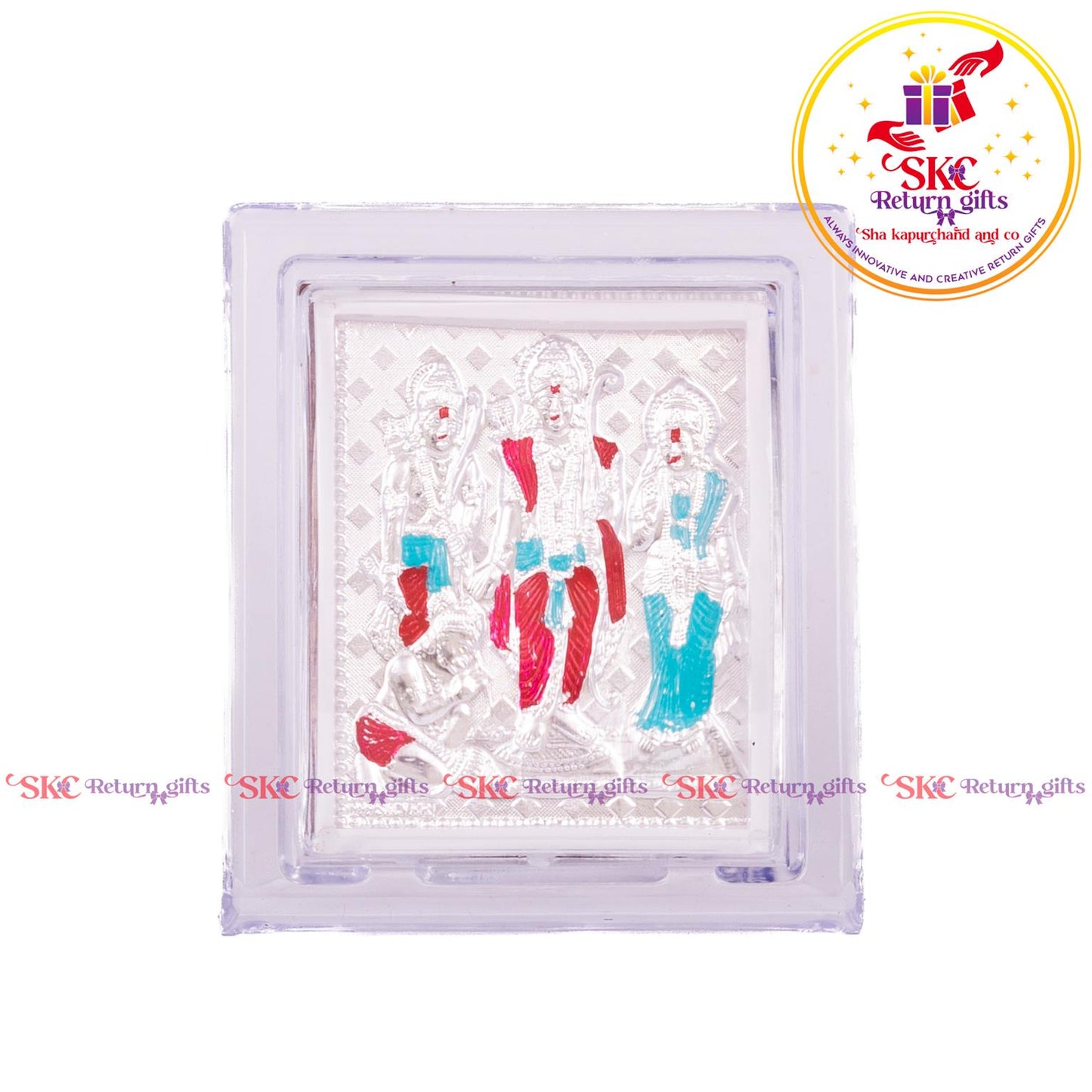 999 Silver Foil Ram Darbar Mini Stand