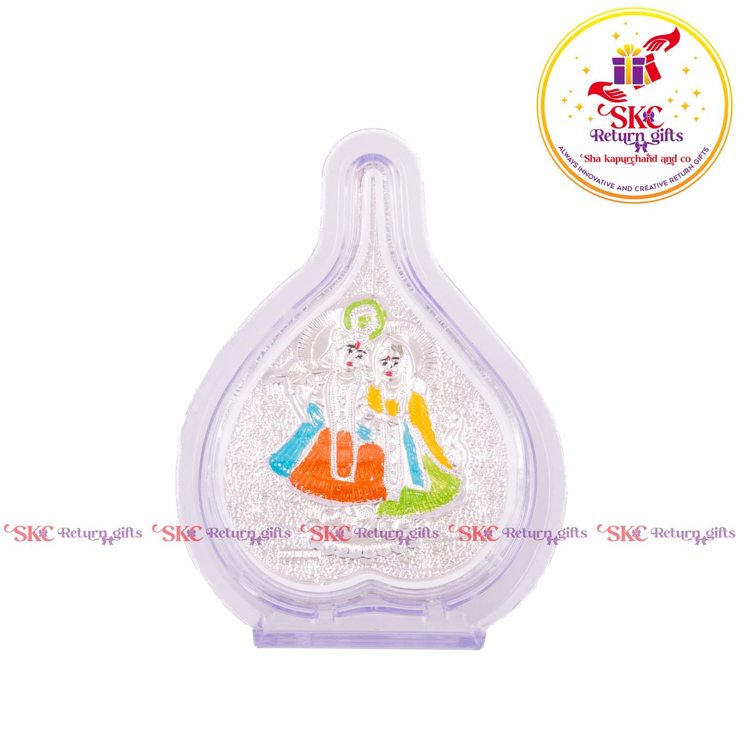 999 Silver Foil Ganesh Mini Pan Stand