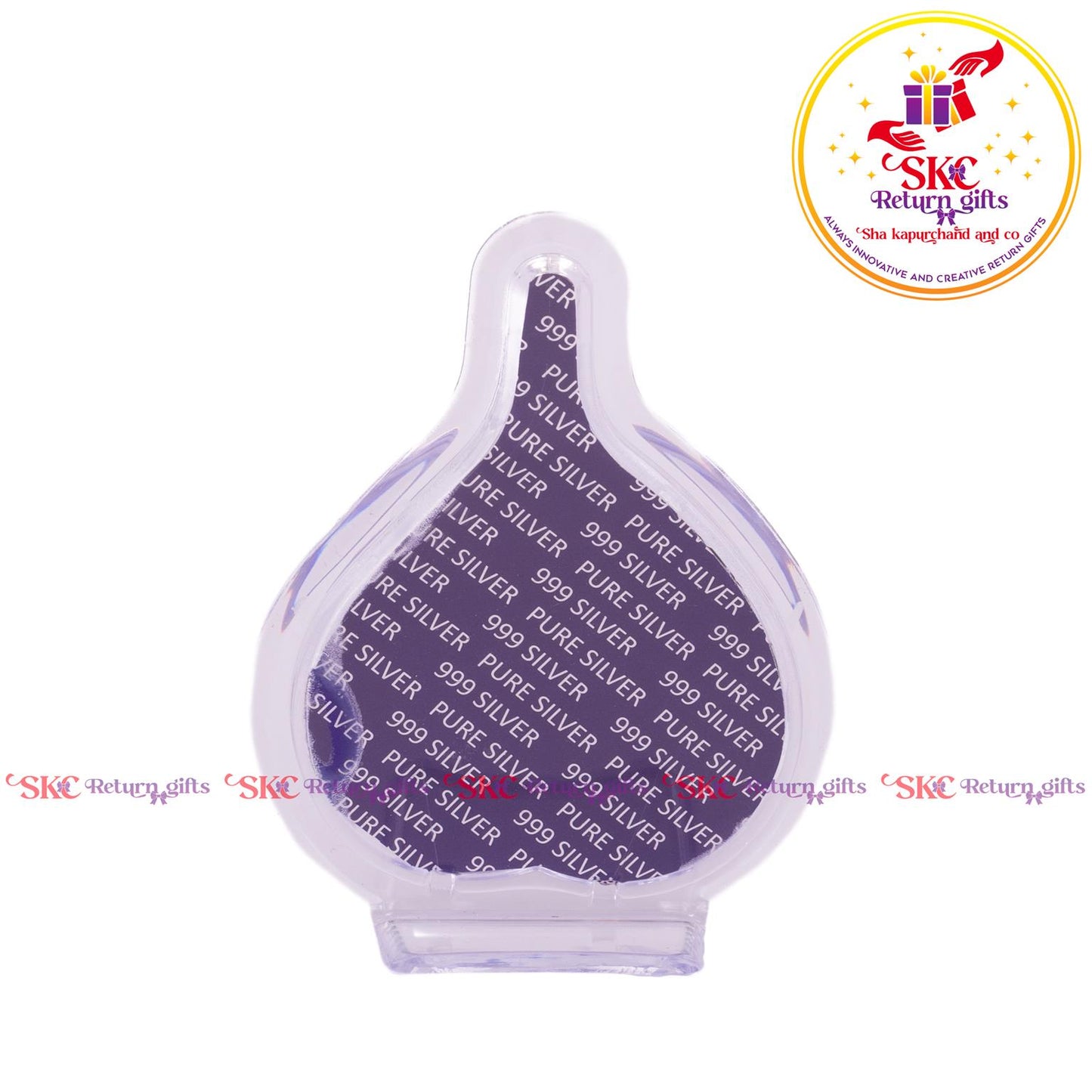 999 Silver Foil Ganesha Mini Pan Stand