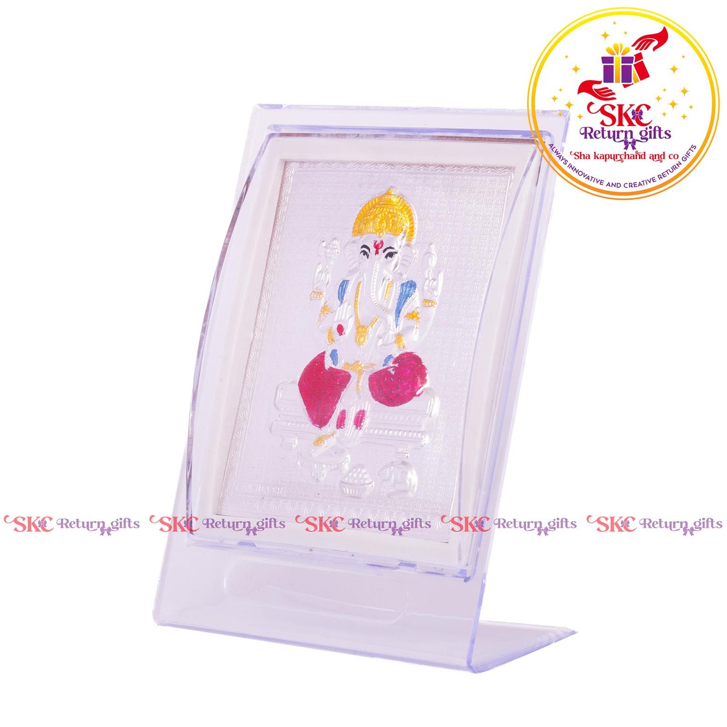 999 Silver Foil Ganesha Big Stand