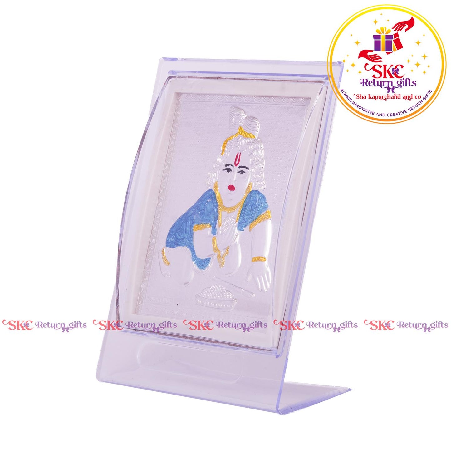 999 Silver Foil Krishna Big Stand