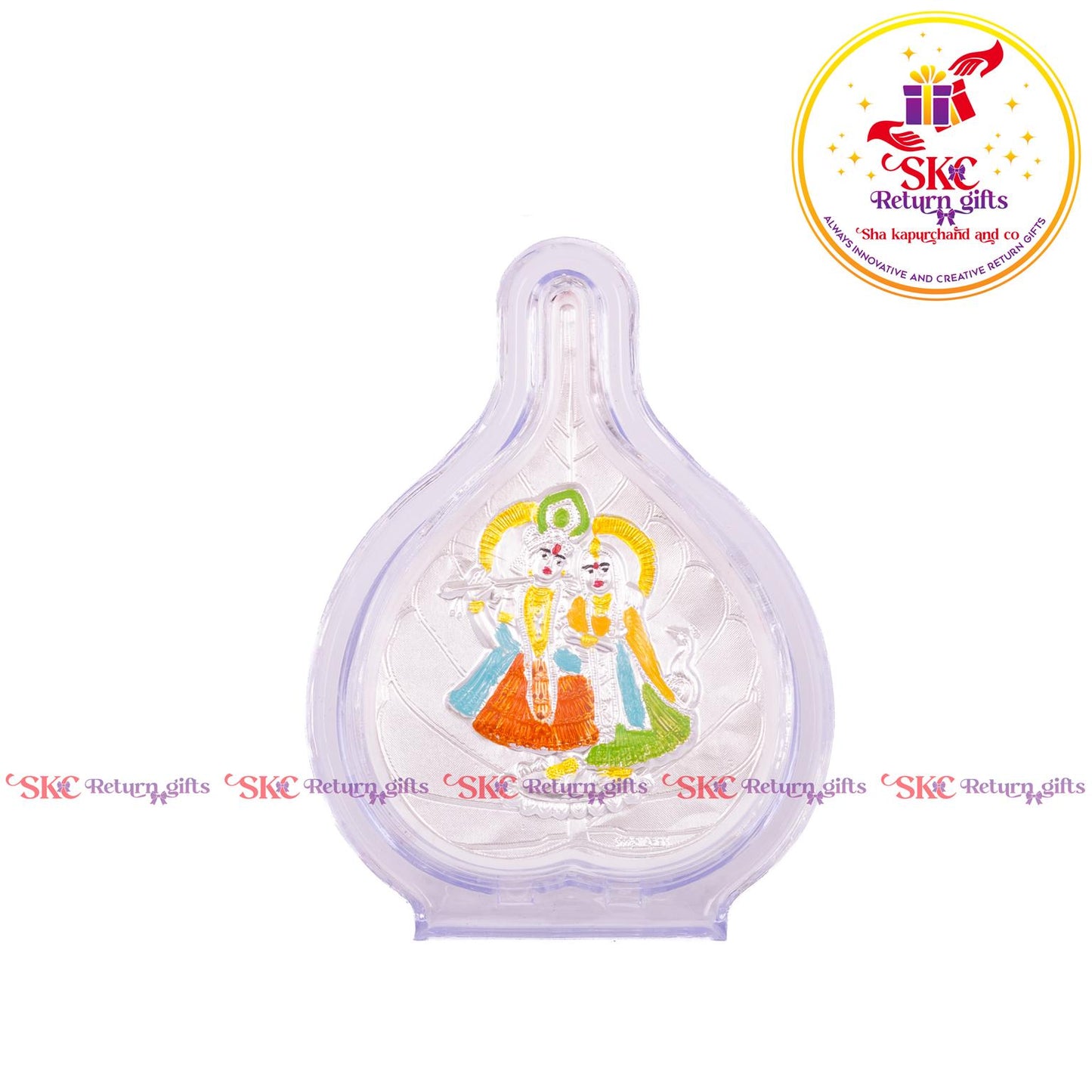 999 Silver Foil Bala Krishna Big Pan Stand