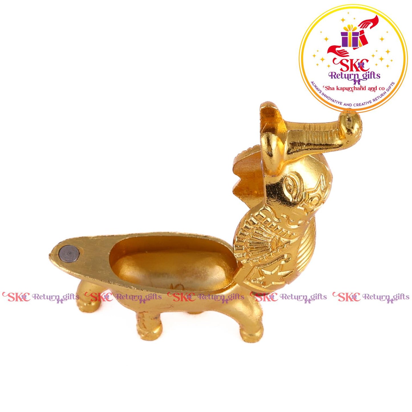 Single Elephant Kum-kum Holder