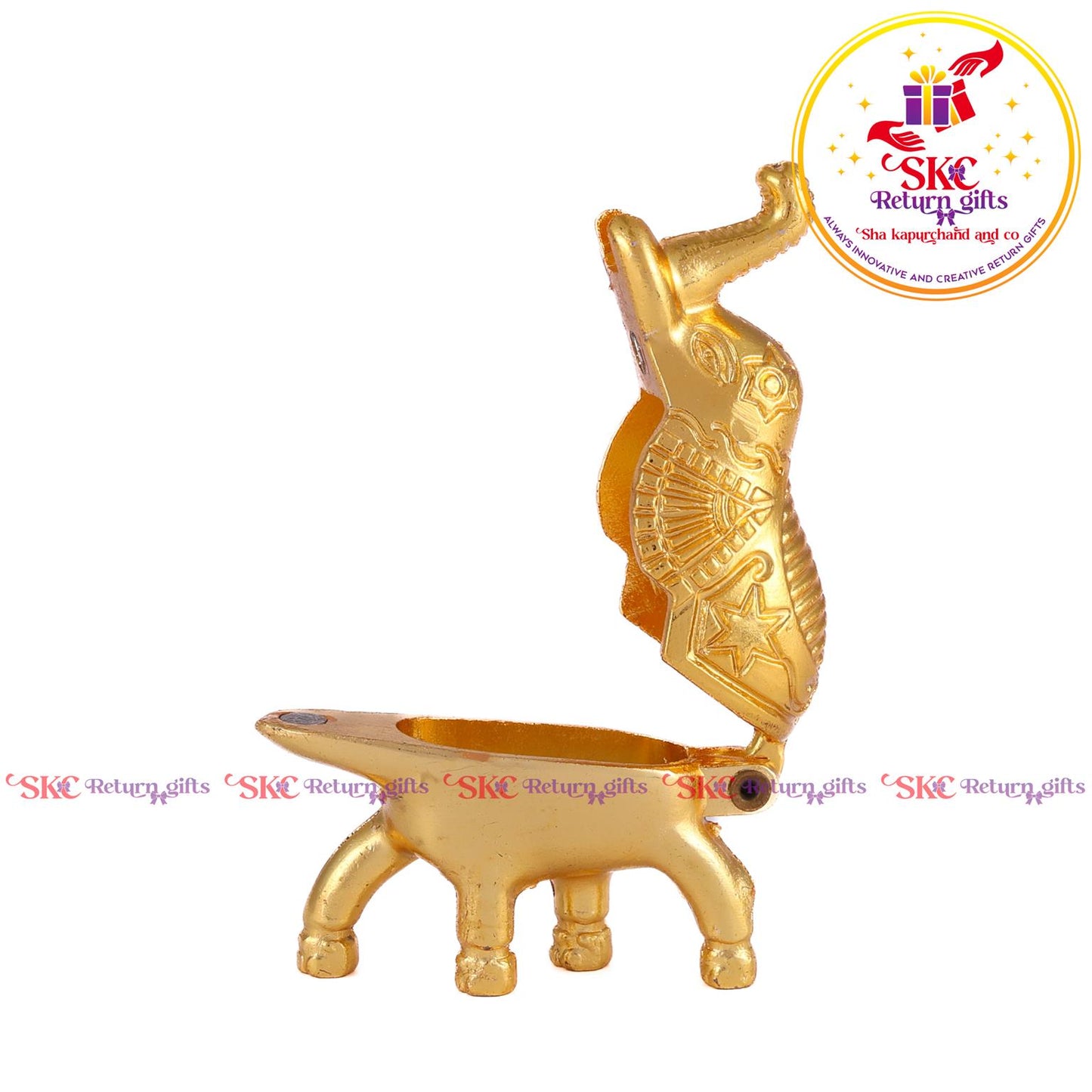 Single Elephant Kum-kum Holder