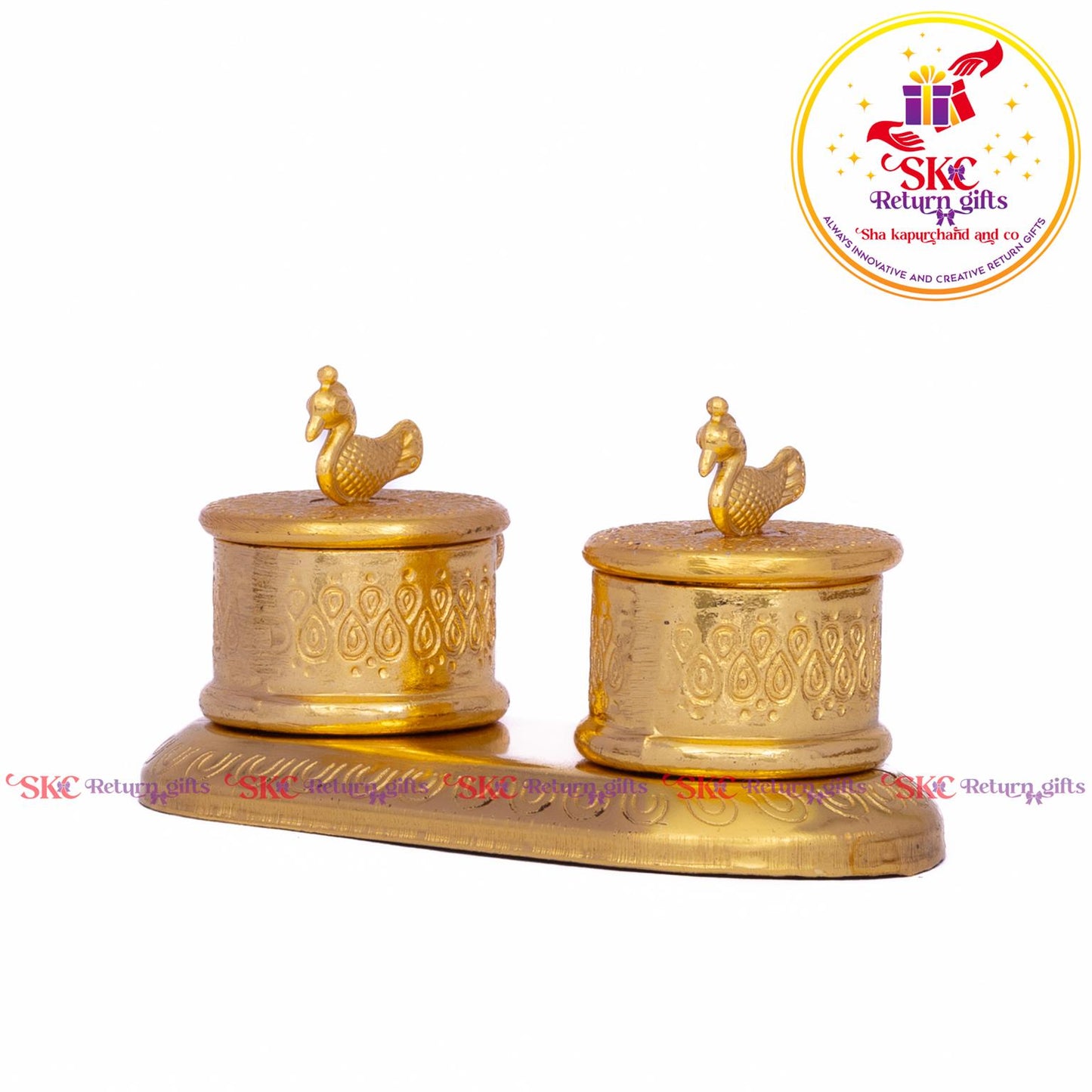 Double Dabbi Kum-kum Holder