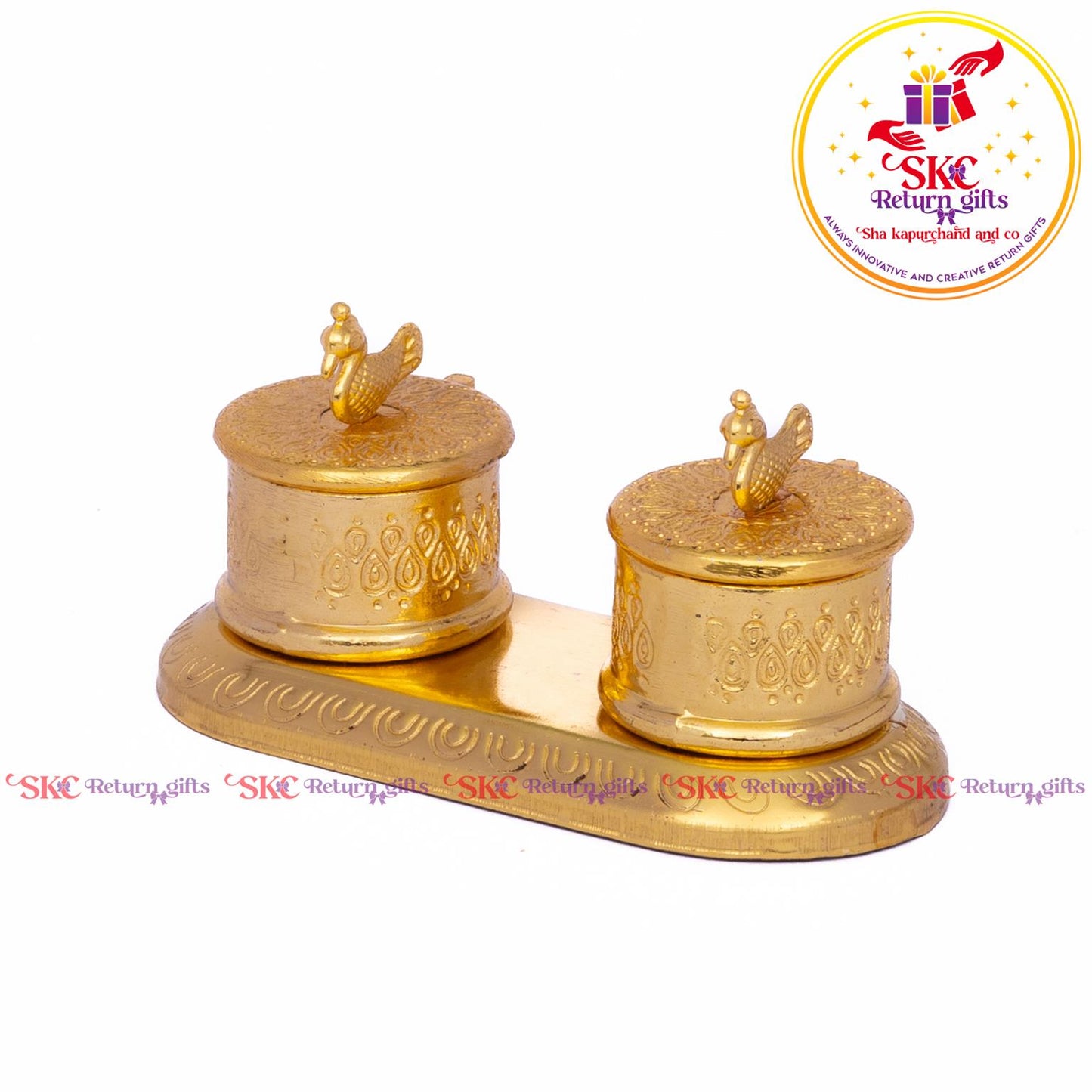 Double Dabbi Kum-kum Holder