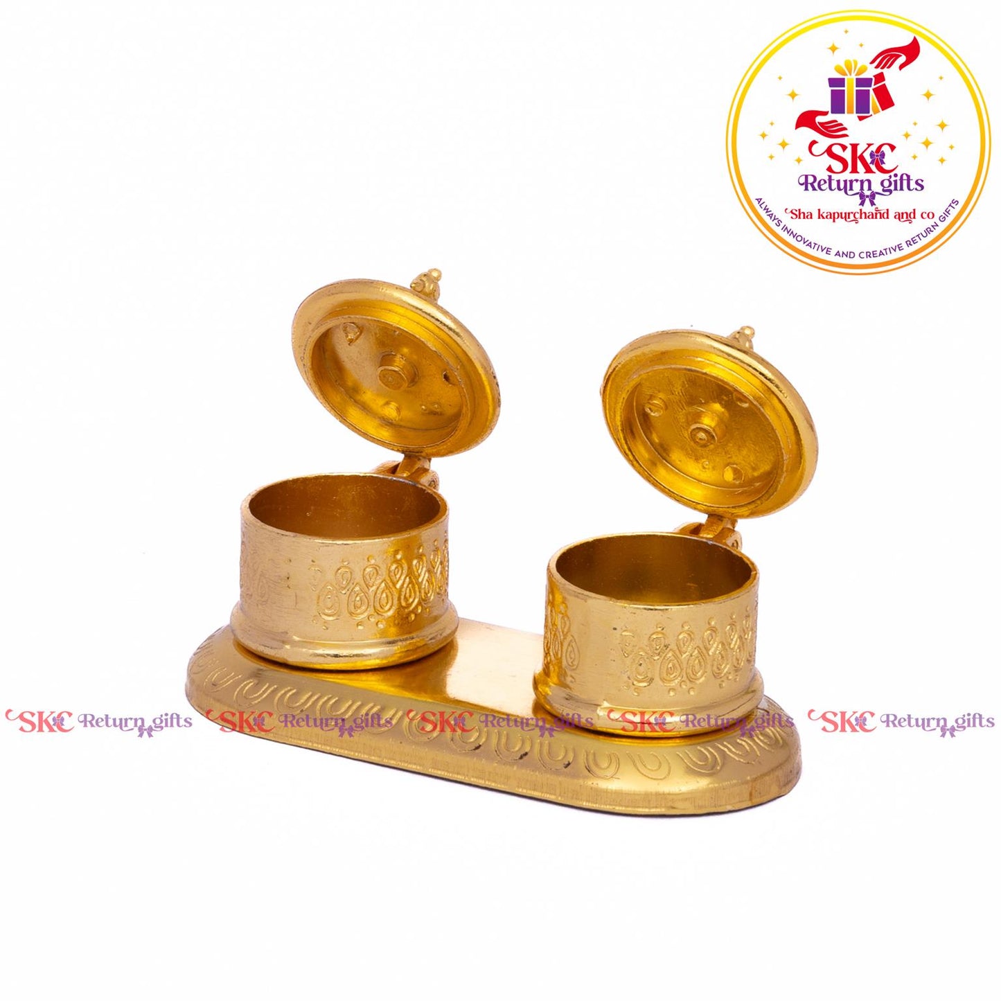 Double Dabbi Kum-kum Holder