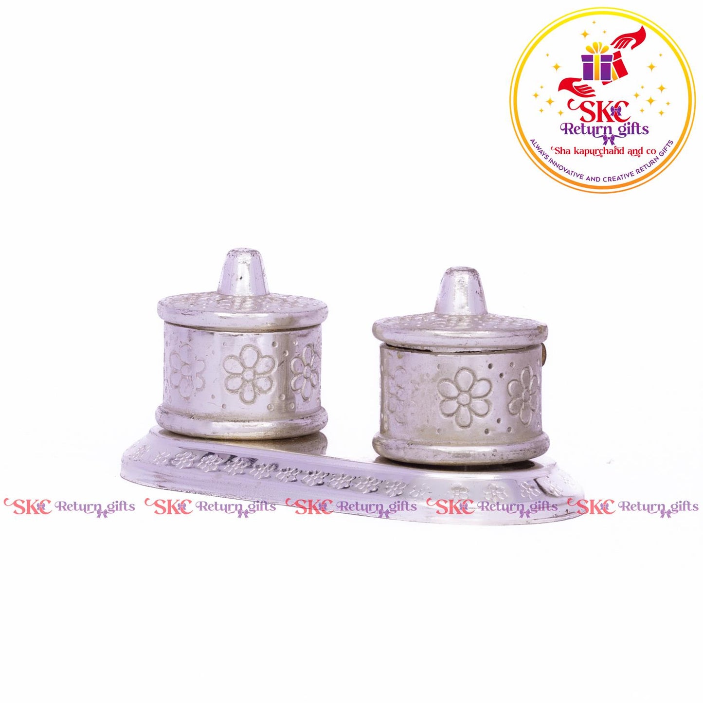Double Dabbi Kum- Kum Holder