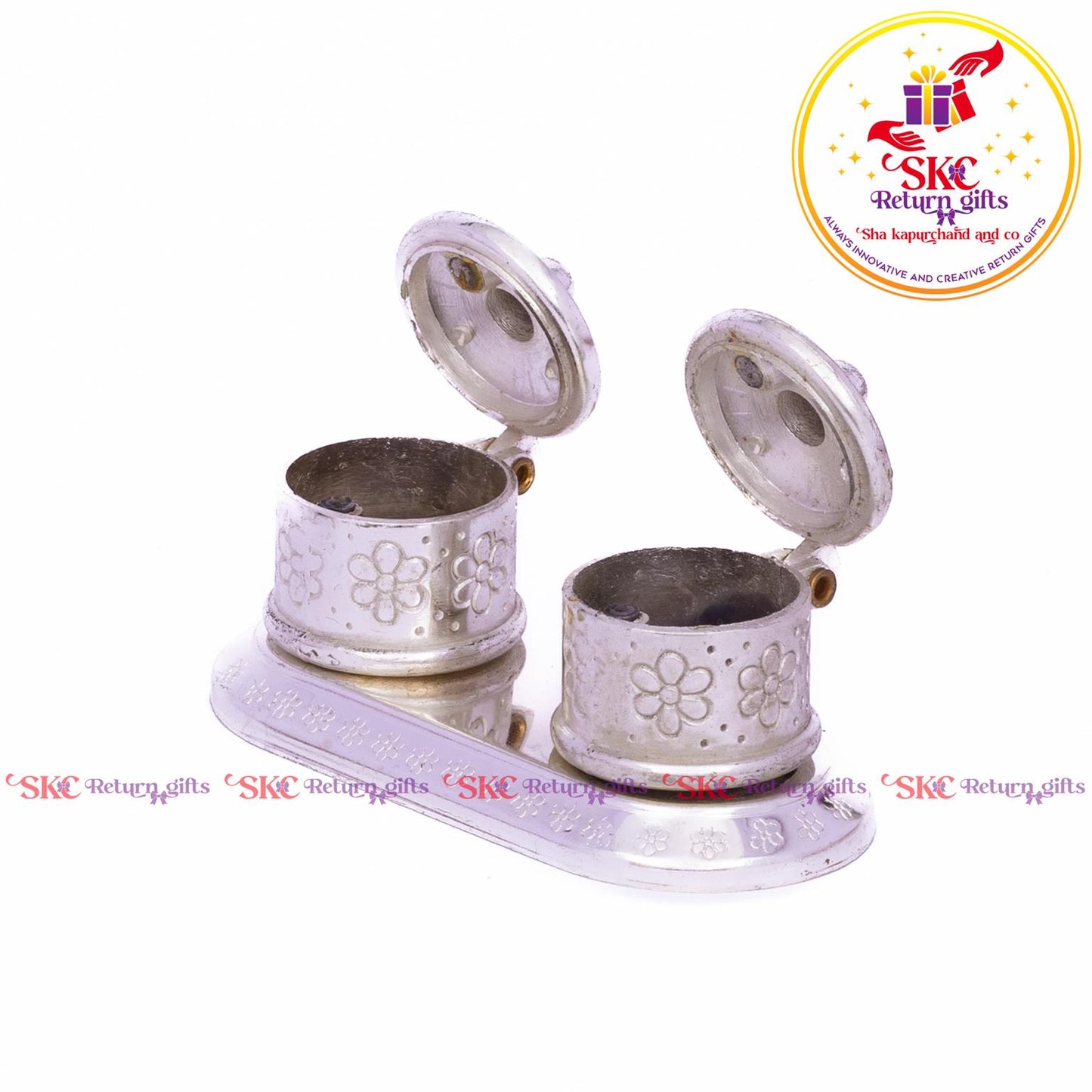 Double Dabbi Kum- Kum Holder