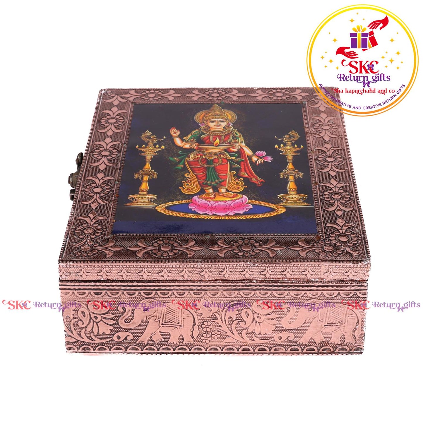 Tanjore Tanjore Digital Art Pooja Box Meenakshi Aman