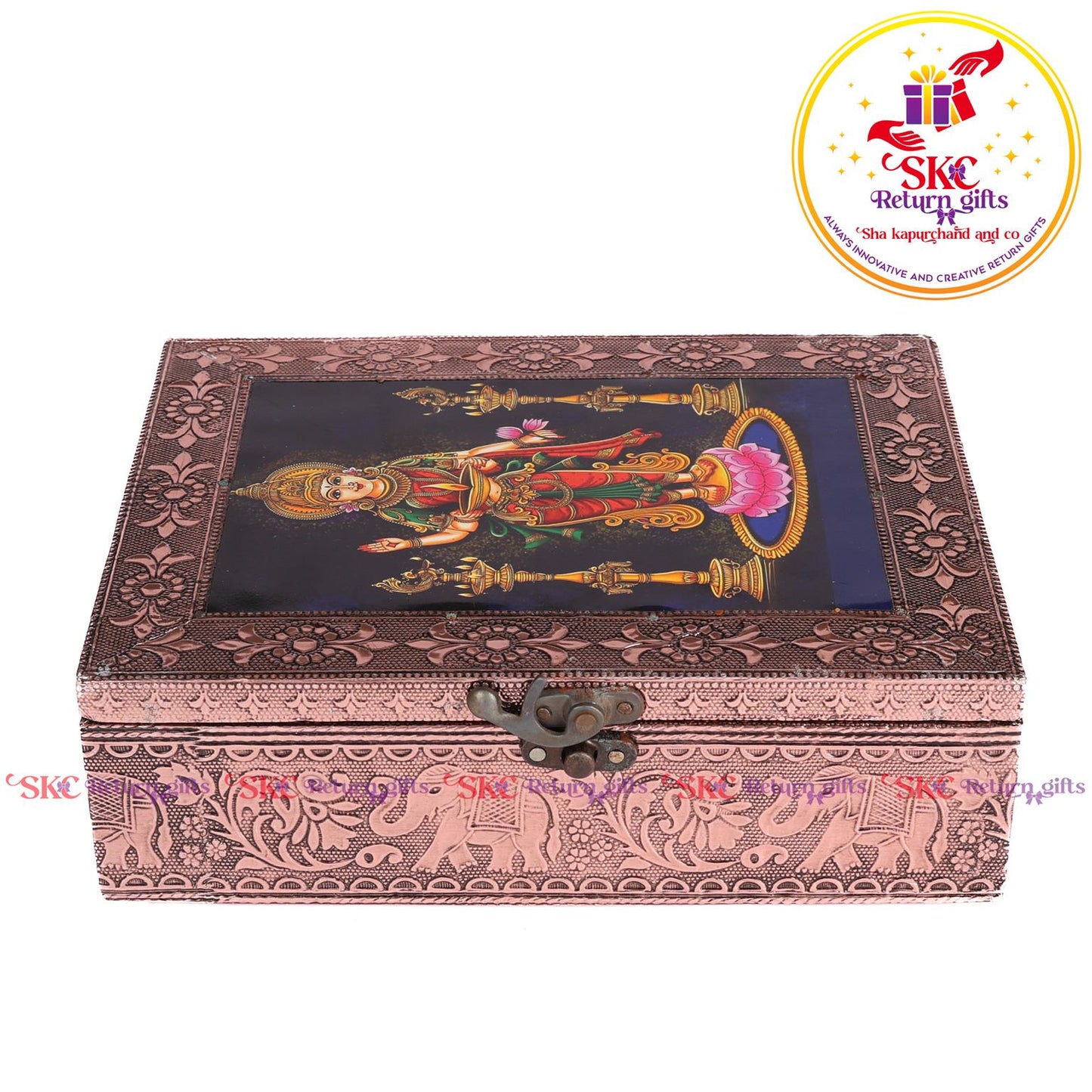 Tanjore Tanjore Digital Art Pooja Box Meenakshi Aman