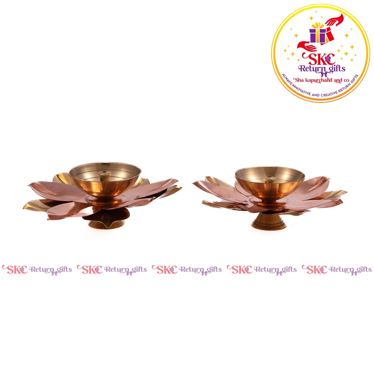 4 Inch Copper & Brass Diya
