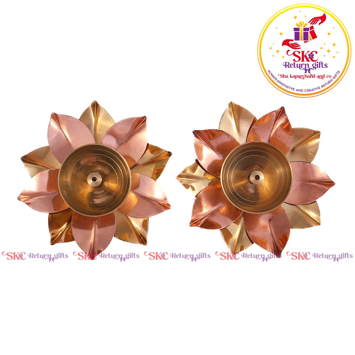 4 Inch Copper & Brass Diya