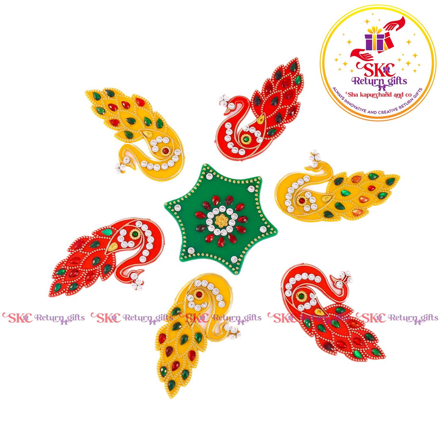 Stone Work Acrylic Rangoli