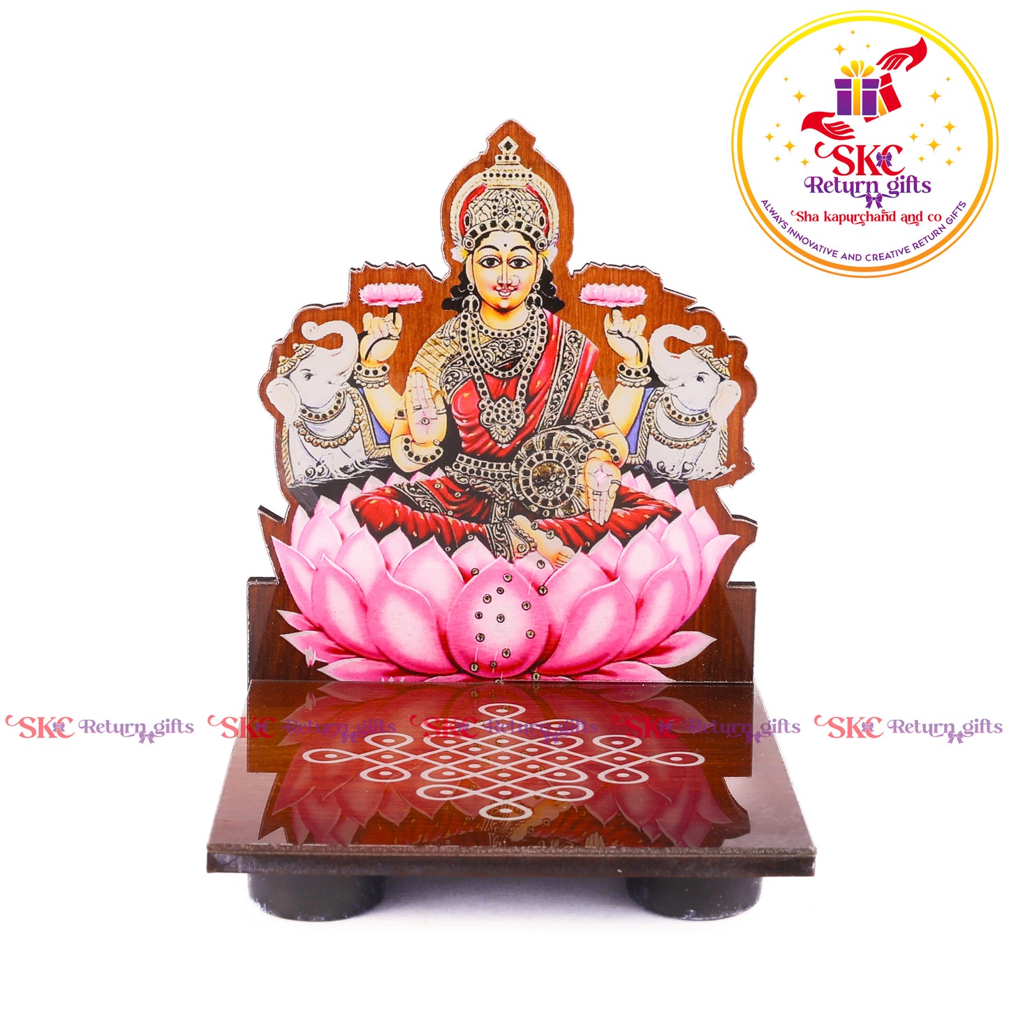 Acrylic Gajlaxmi Diya Stand