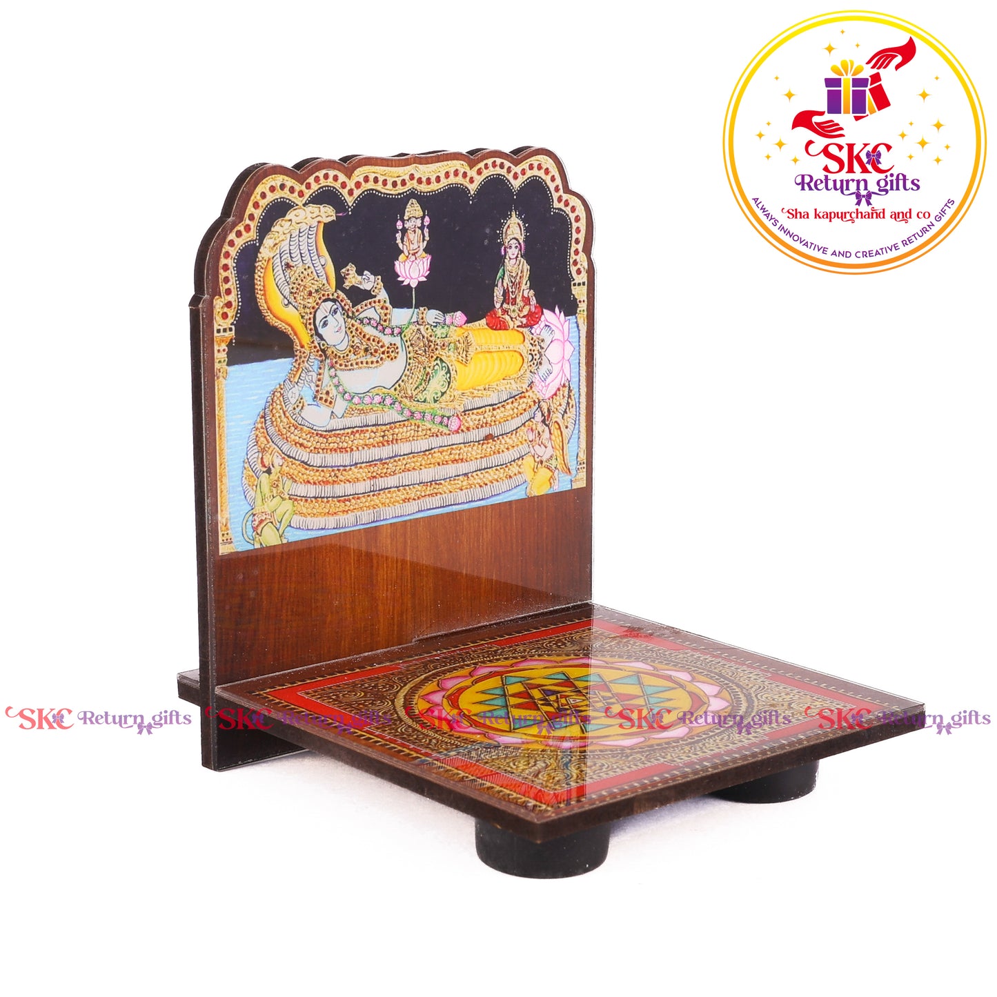 Acrylic Vishnu Diya Stand