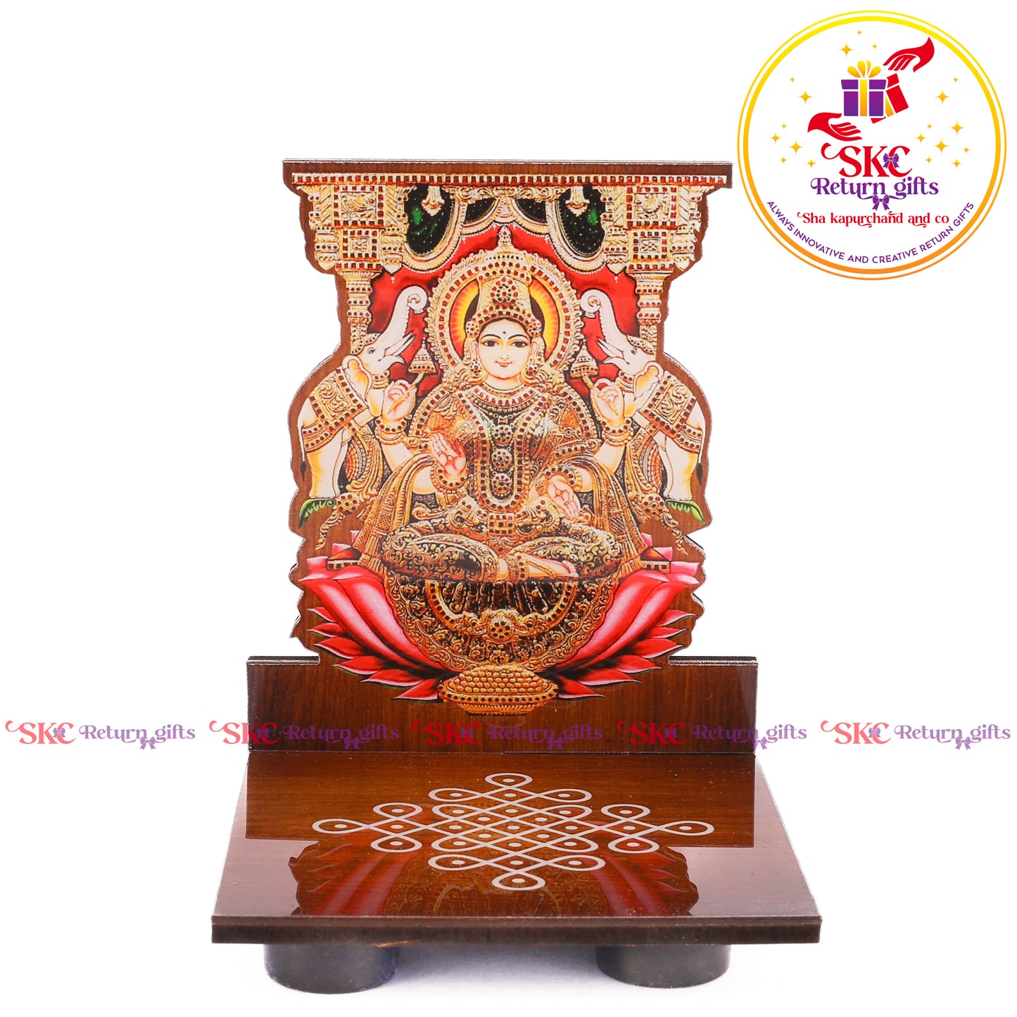 Acrylic Gajlaxmi Diya Stand