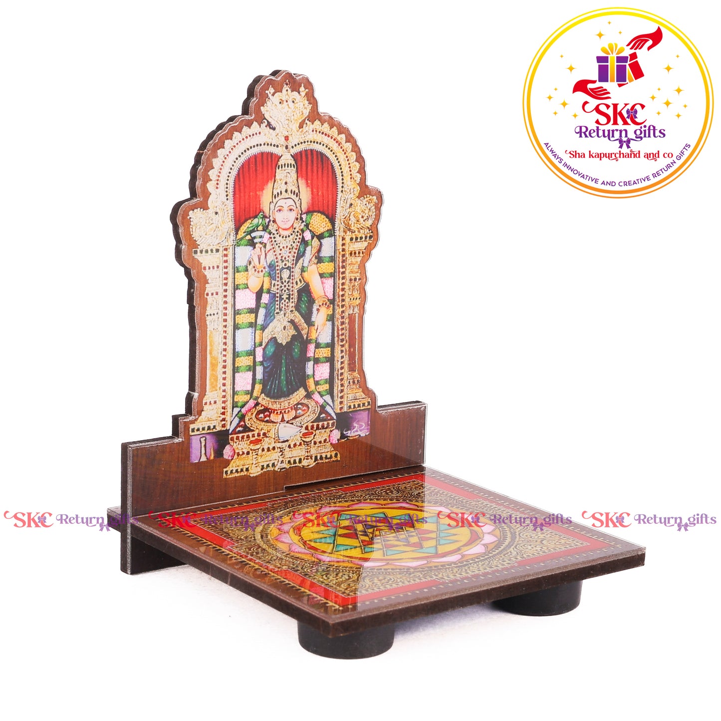 Acrylic Madurai Meenakshi Diya Stand