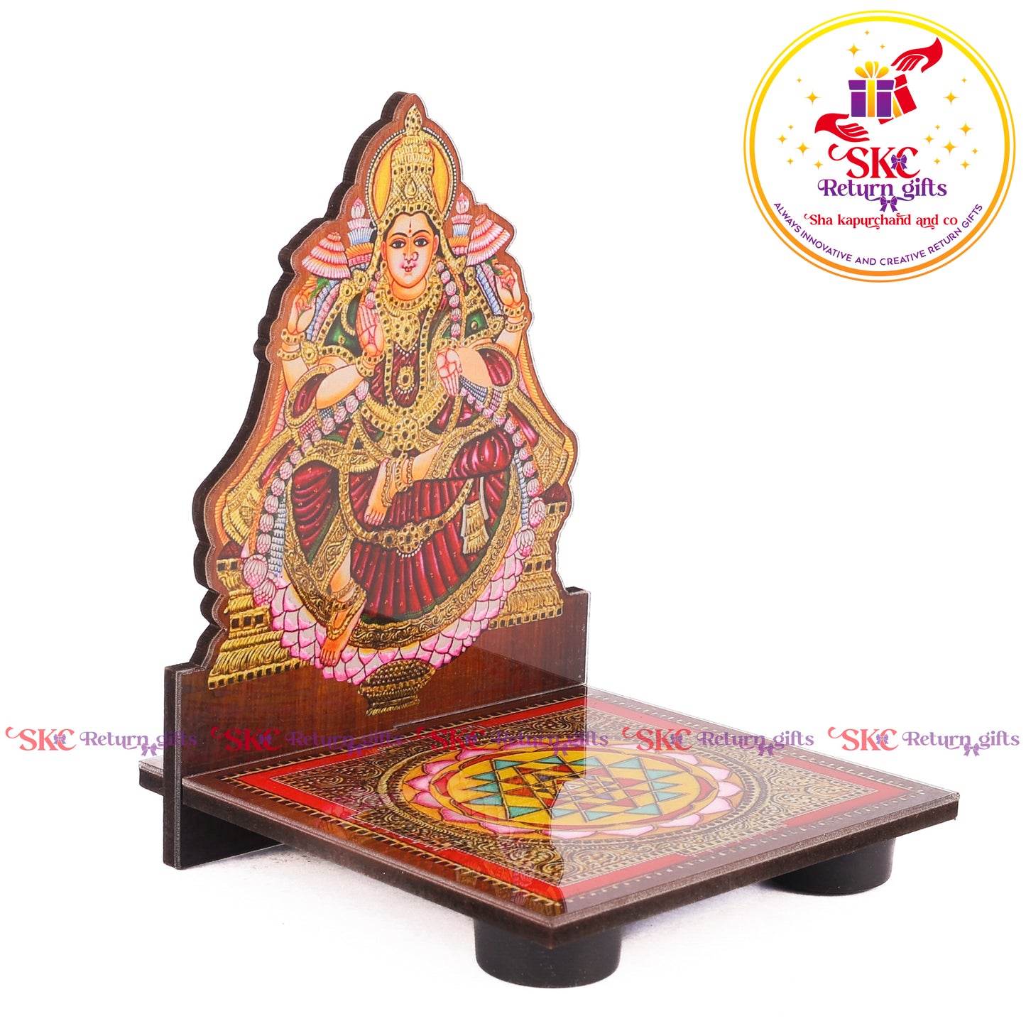 Acrylic Maa Laxmi Diya Stand