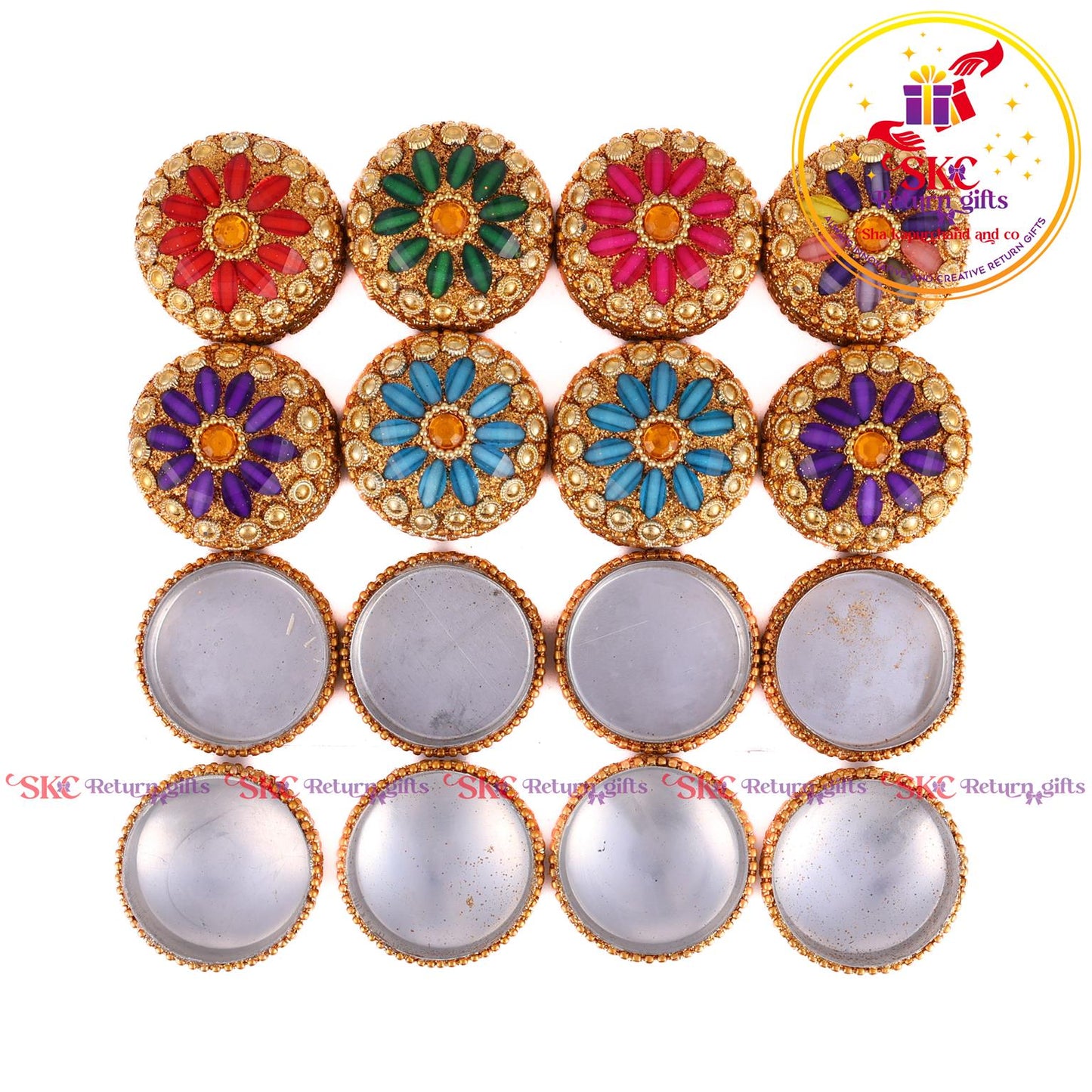 1*1 Stone Work Kum-kum Dabbi