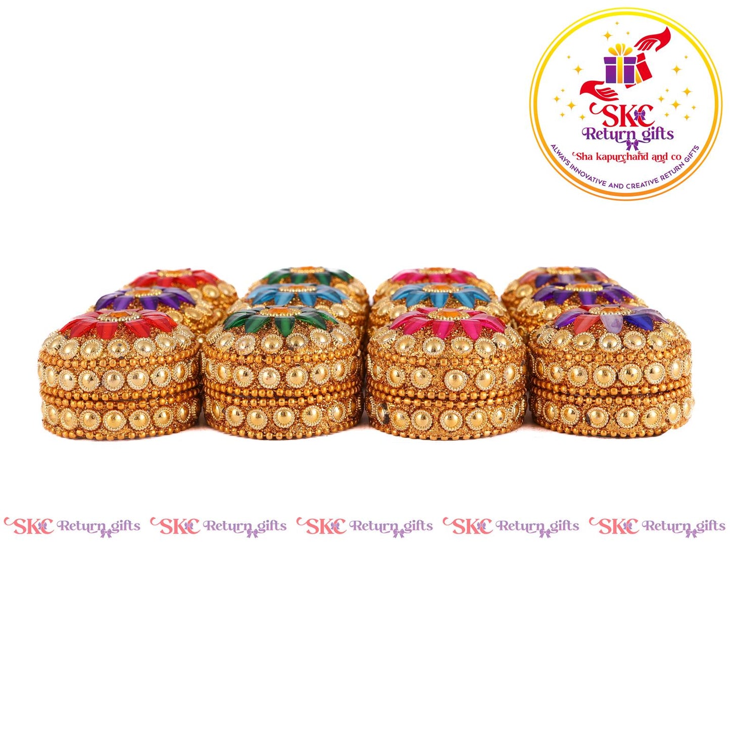 1*1 Stone Work Kum-kum Dabbi