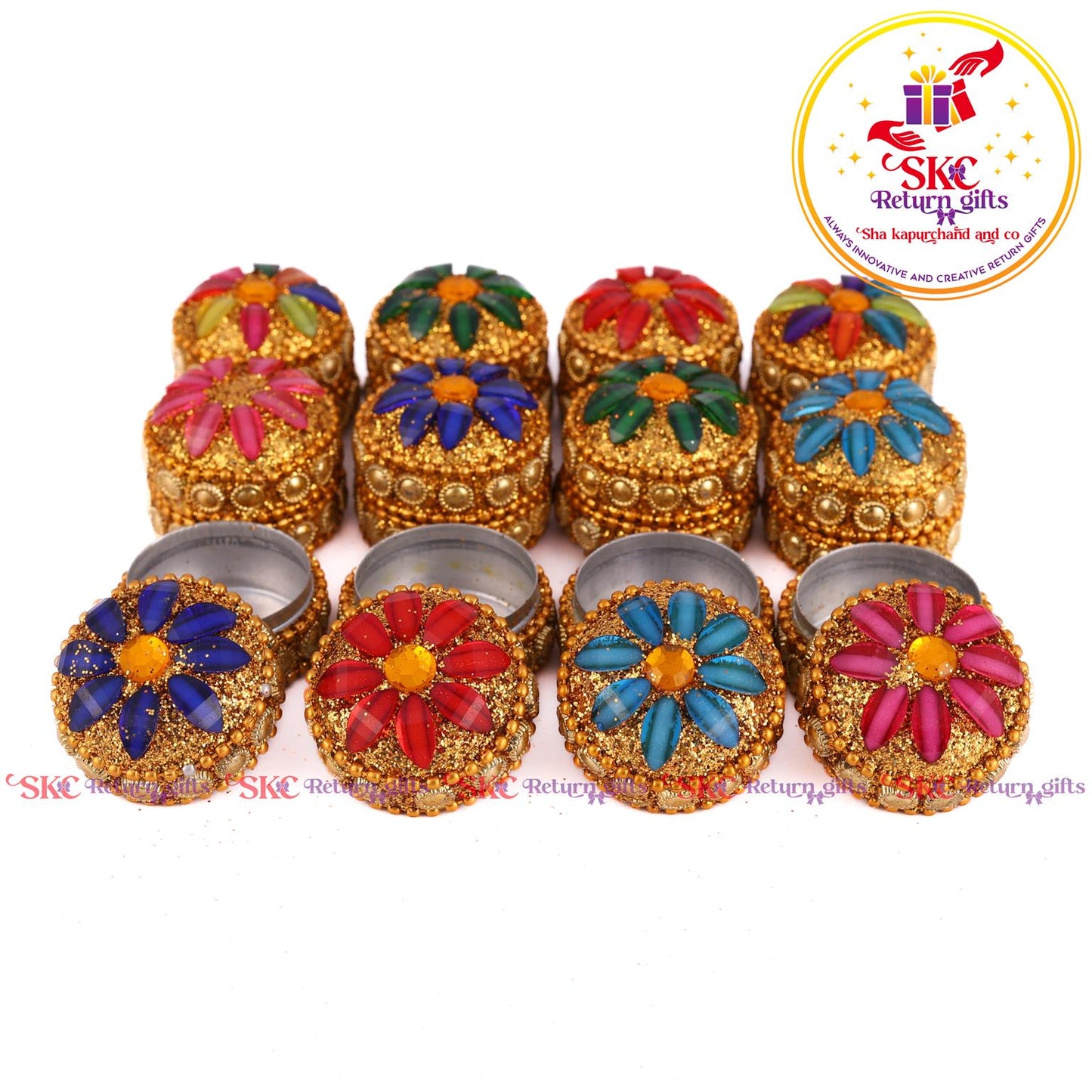 1*1 Stone Work Kum-kum Dabbi