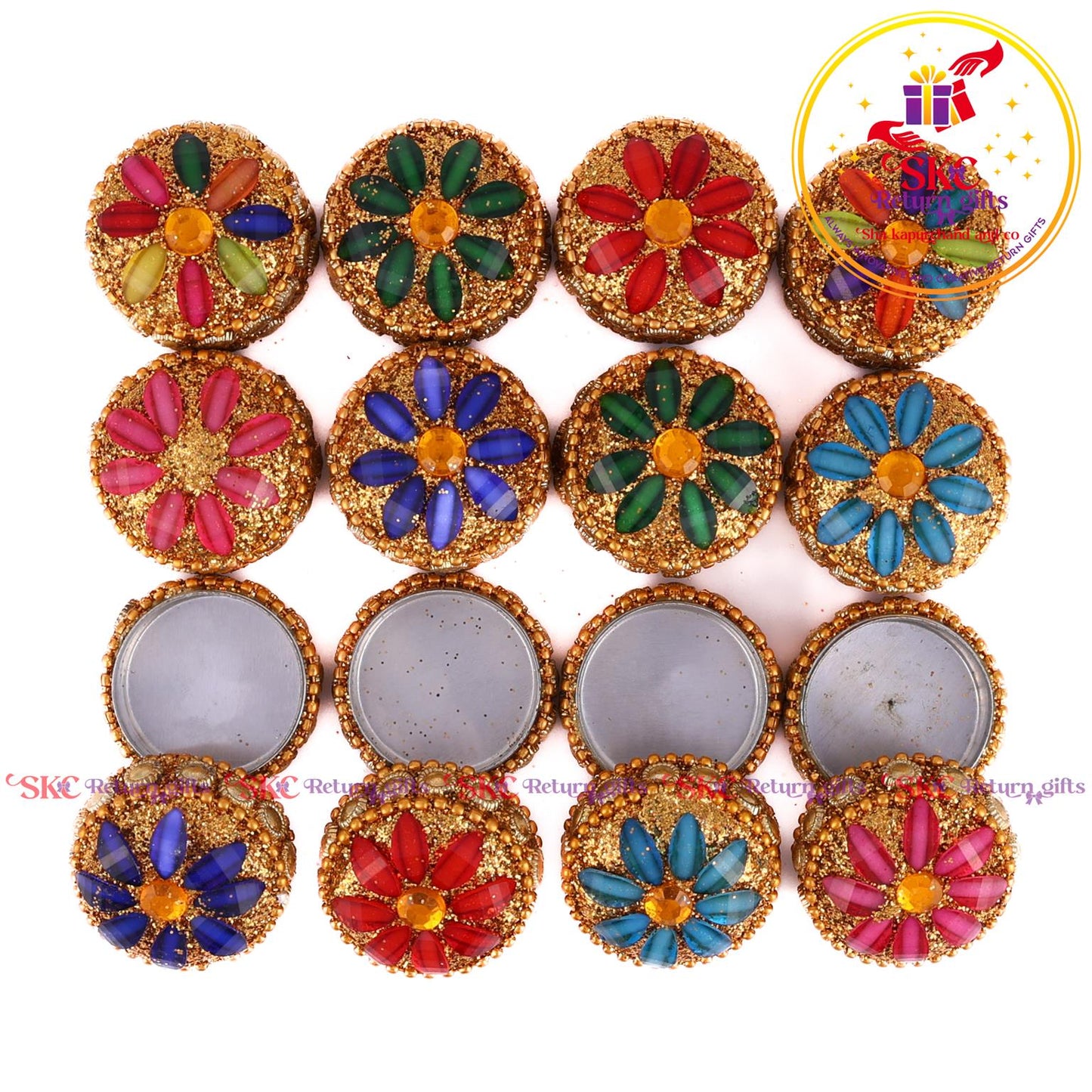 1*1 Stone Work Kum-kum Dabbi