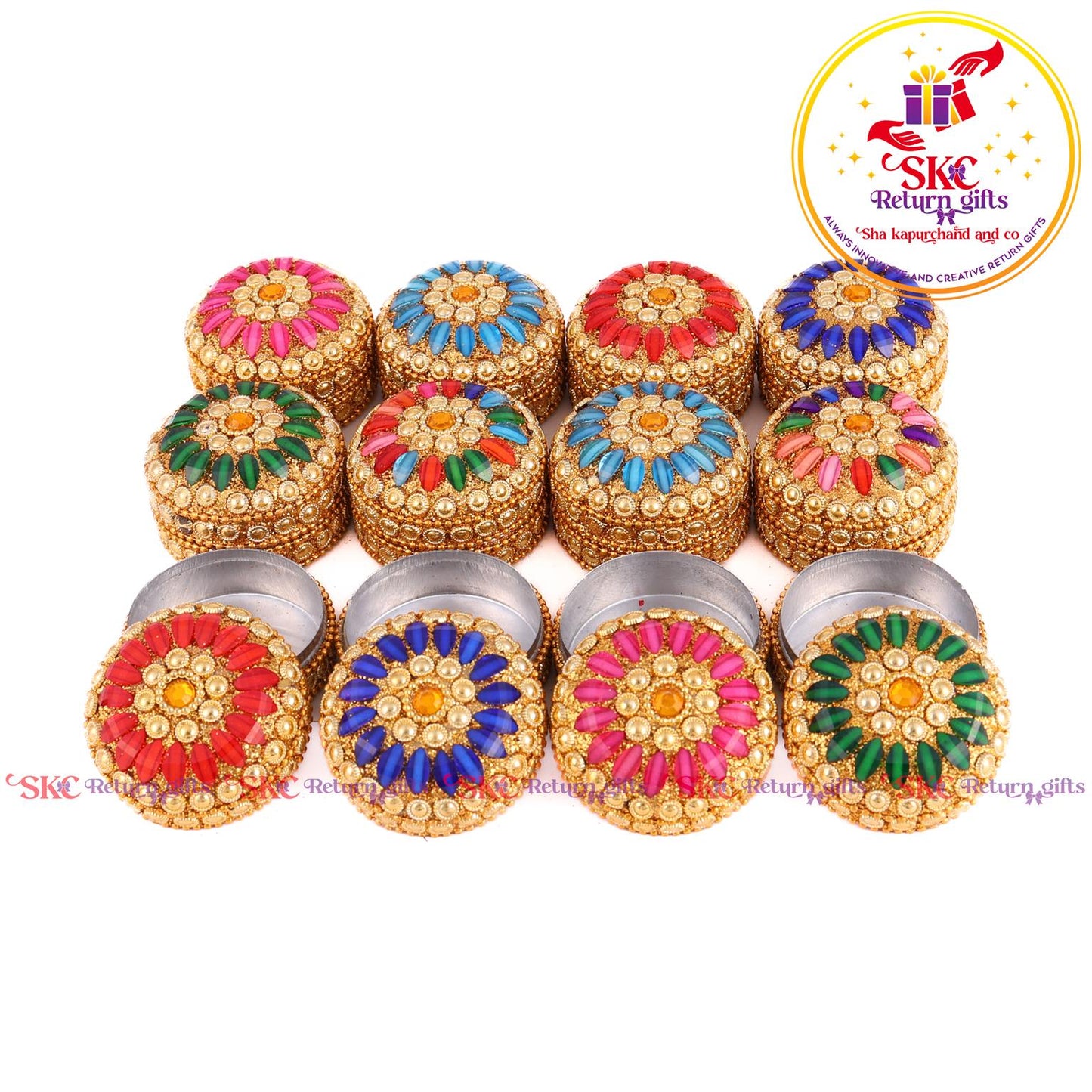 1*1 Stone Work Kum-kum Dabbi