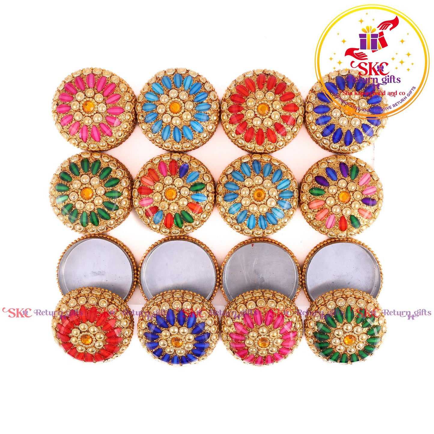 1*1 Stone Work Kum-kum Dabbi