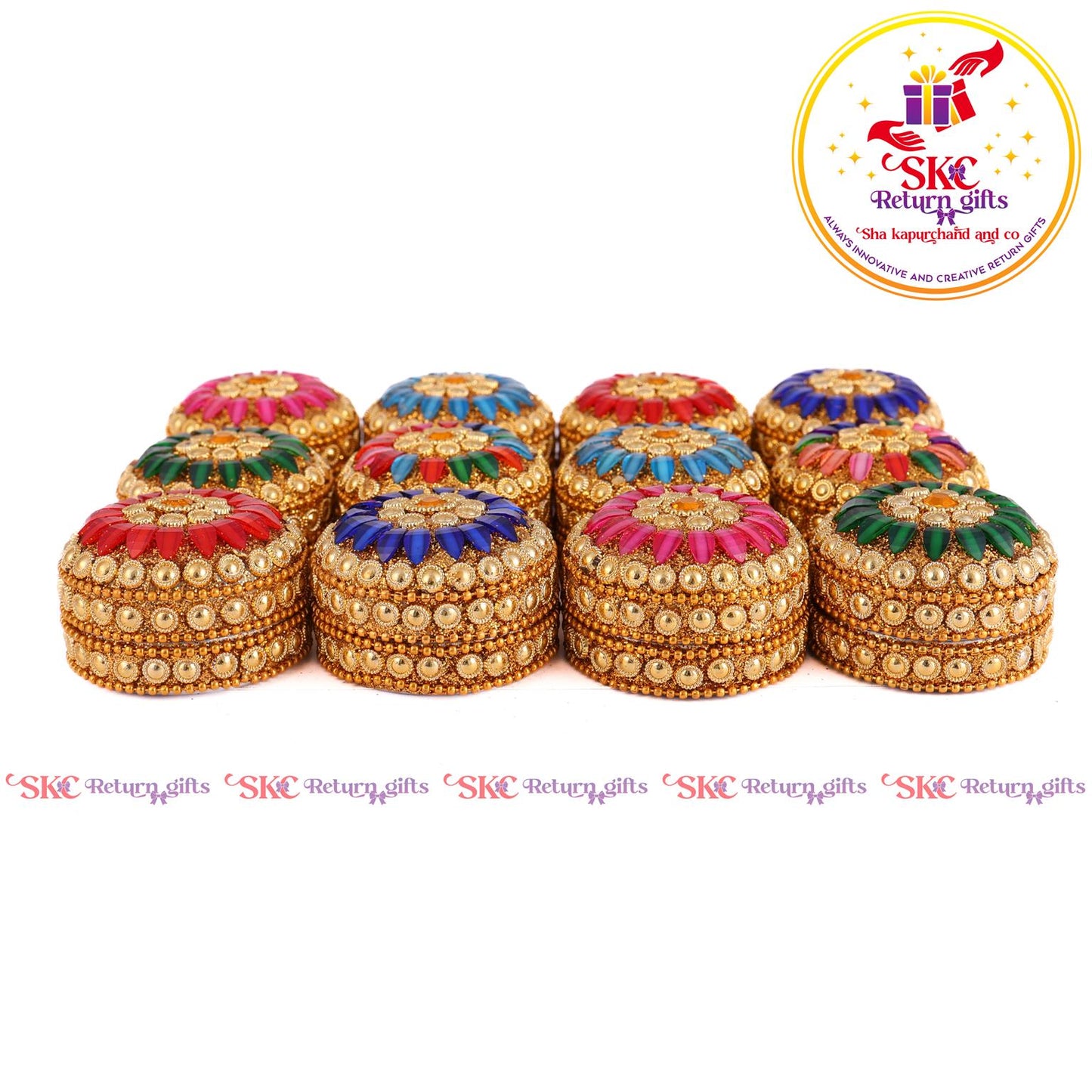 1*1 Stone Work Kum-kum Dabbi