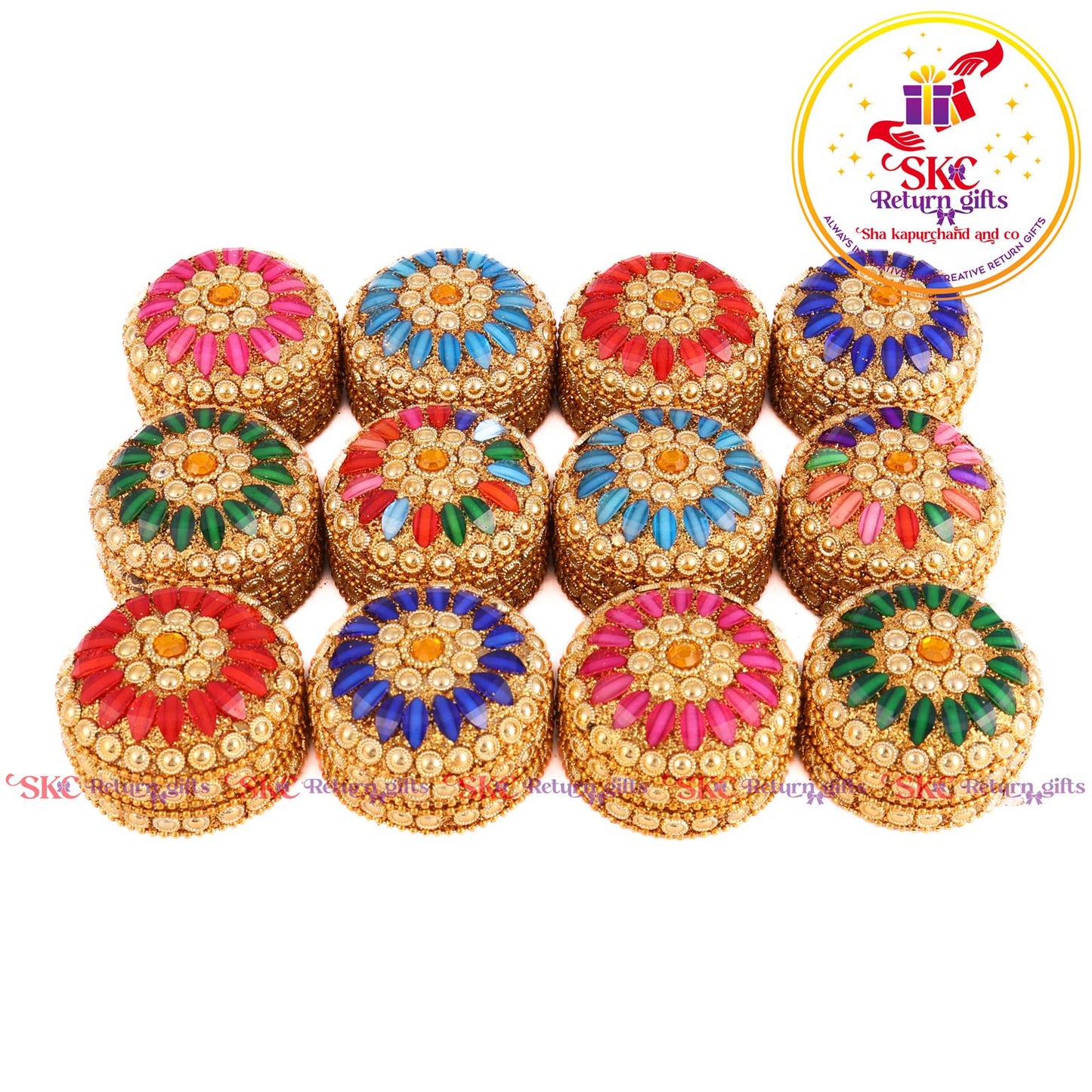 1*1 Stone Work Kum-kum Dabbi
