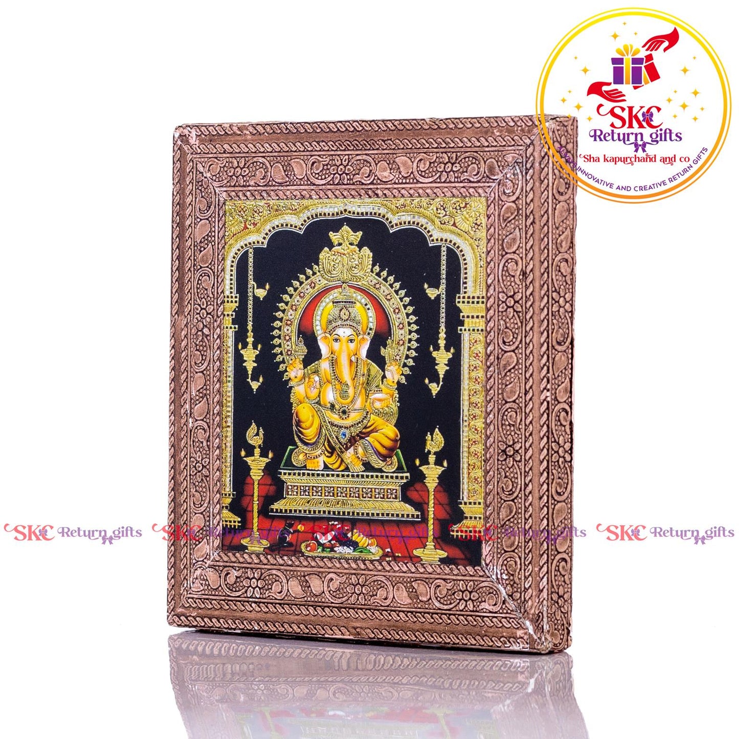 Tanjore Digital Art Ganesha