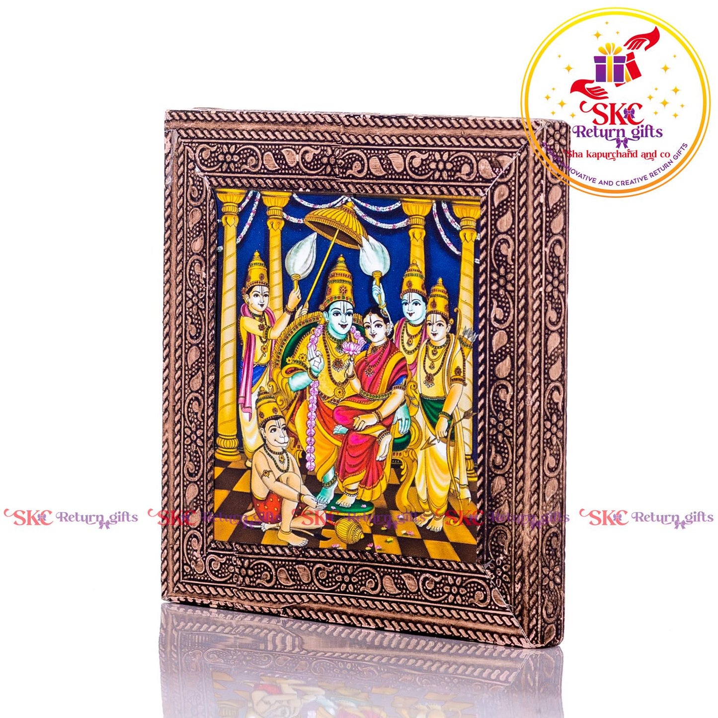 Tanjore Digital Art Ram Darbar